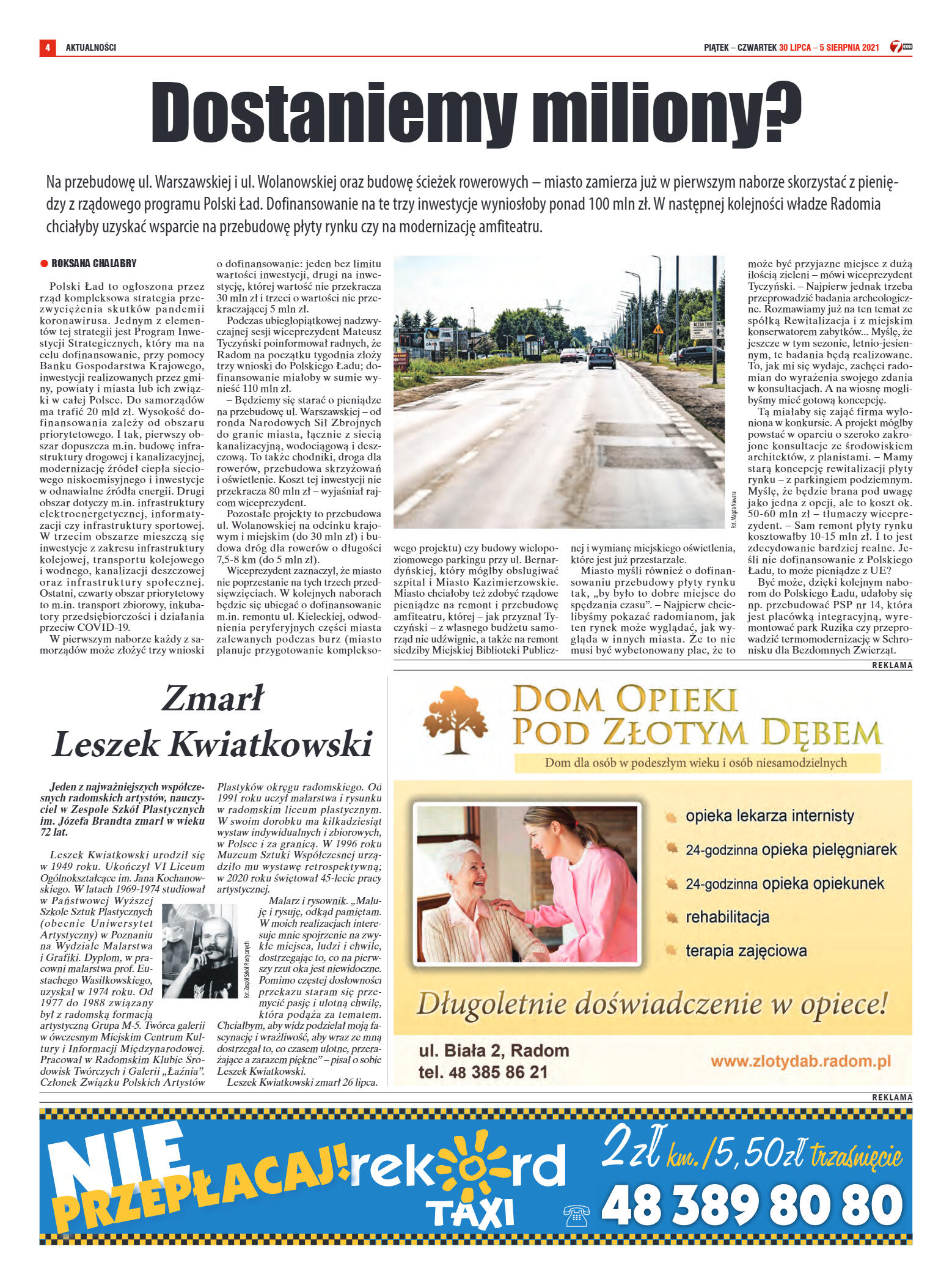 Tygodnik "7 Dni" nr 777 z dn. 30.07.2021 r. - strona 4