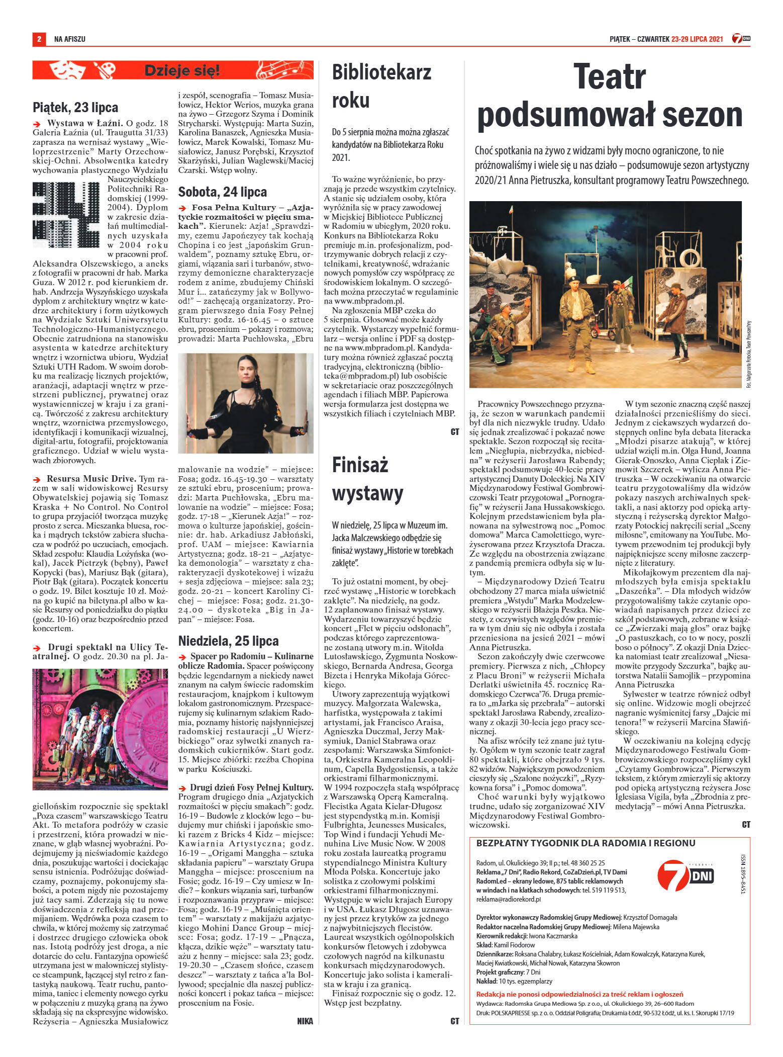 Tygodnik "7 Dni" nr 776 z dn. 23.07.2021 r. - strona 2