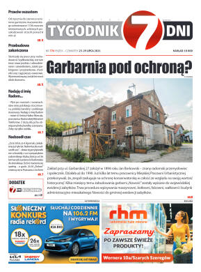 Tygodnik "7 Dni" nr 776 z dn. 23.07.2021 r. - strona 1
