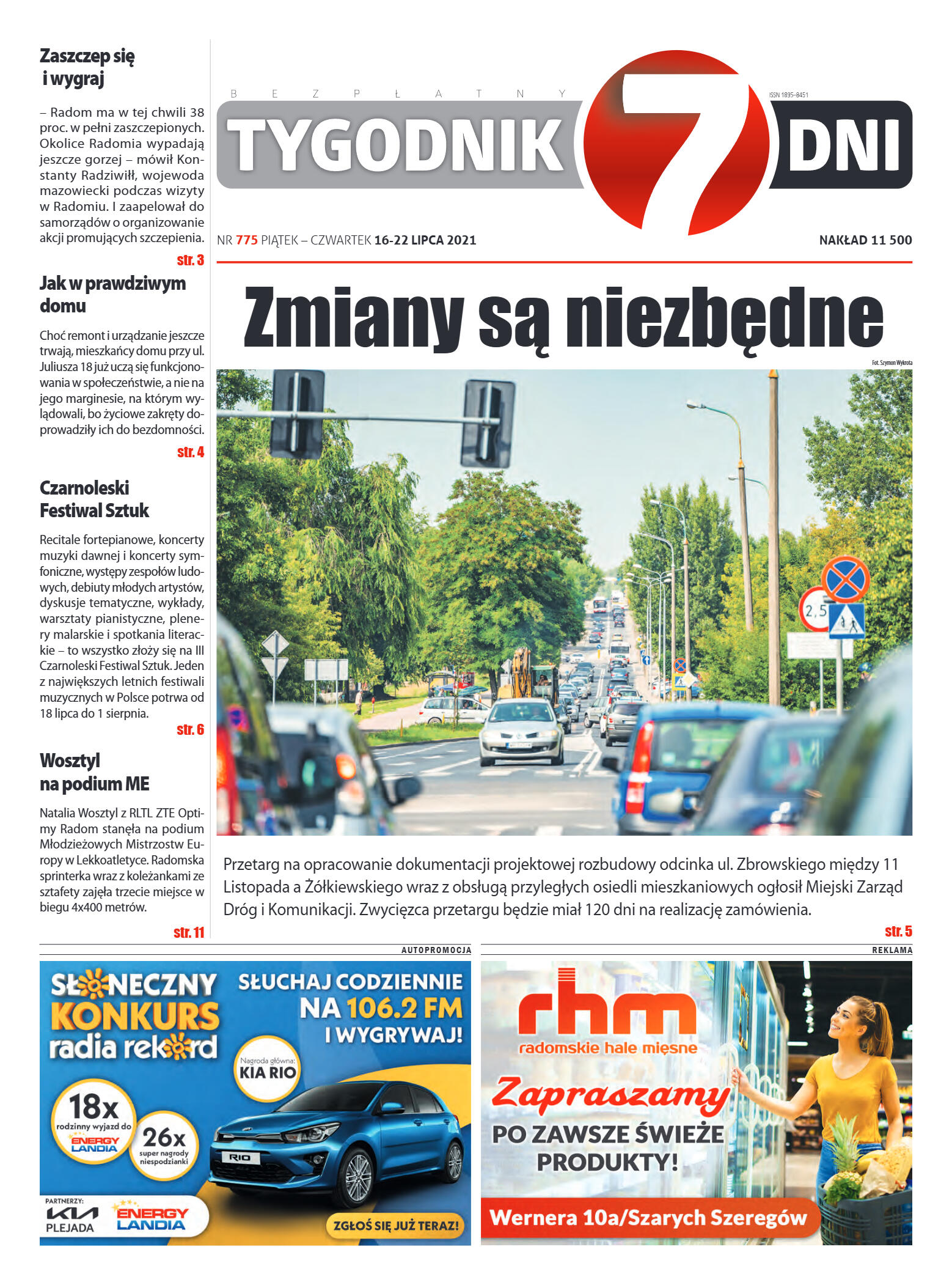 Tygodnik "7 Dni" nr 775 z dn. 16.07.2021 r. - strona 1