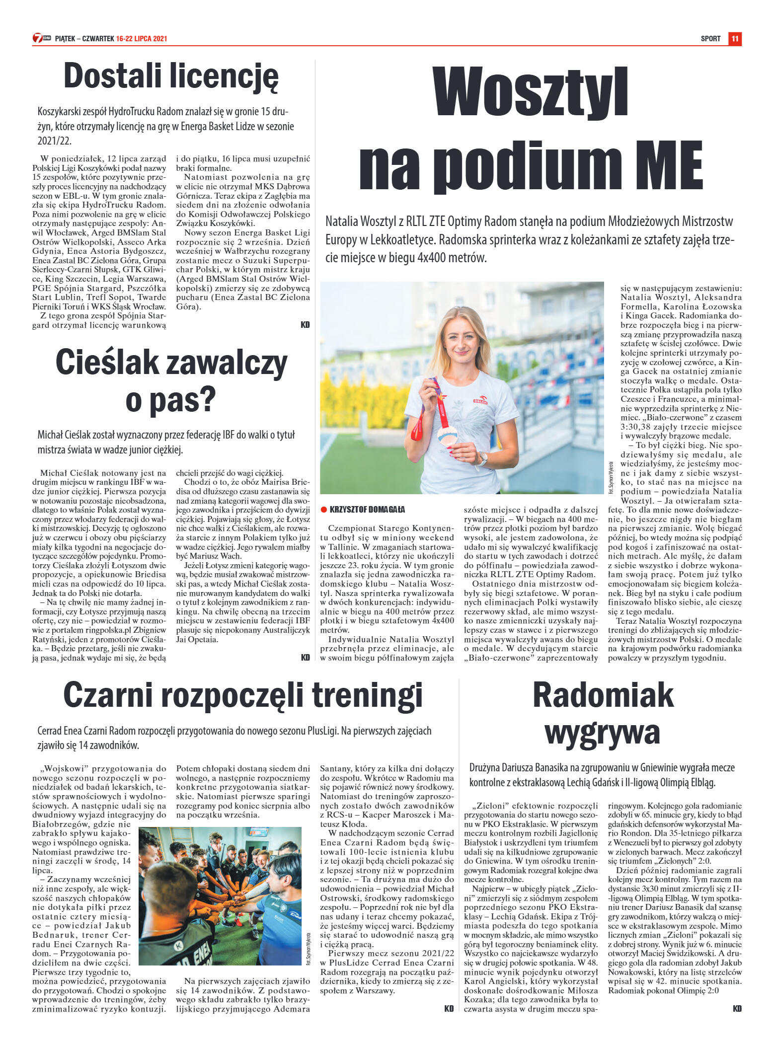 Tygodnik "7 Dni" nr 775 z dn. 16.07.2021 r. - strona 11