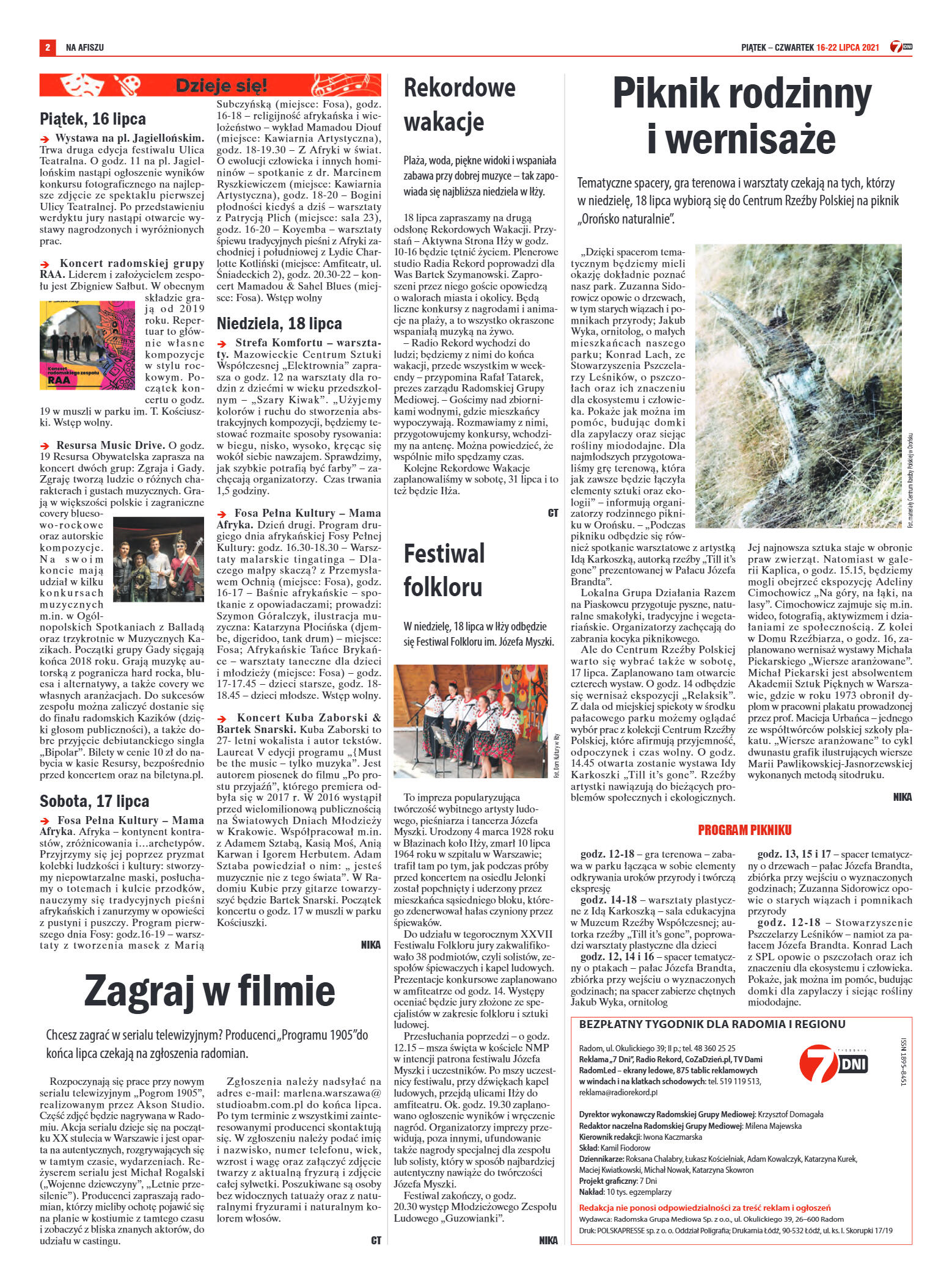 Tygodnik "7 Dni" nr 775 z dn. 16.07.2021 r. - strona 2
