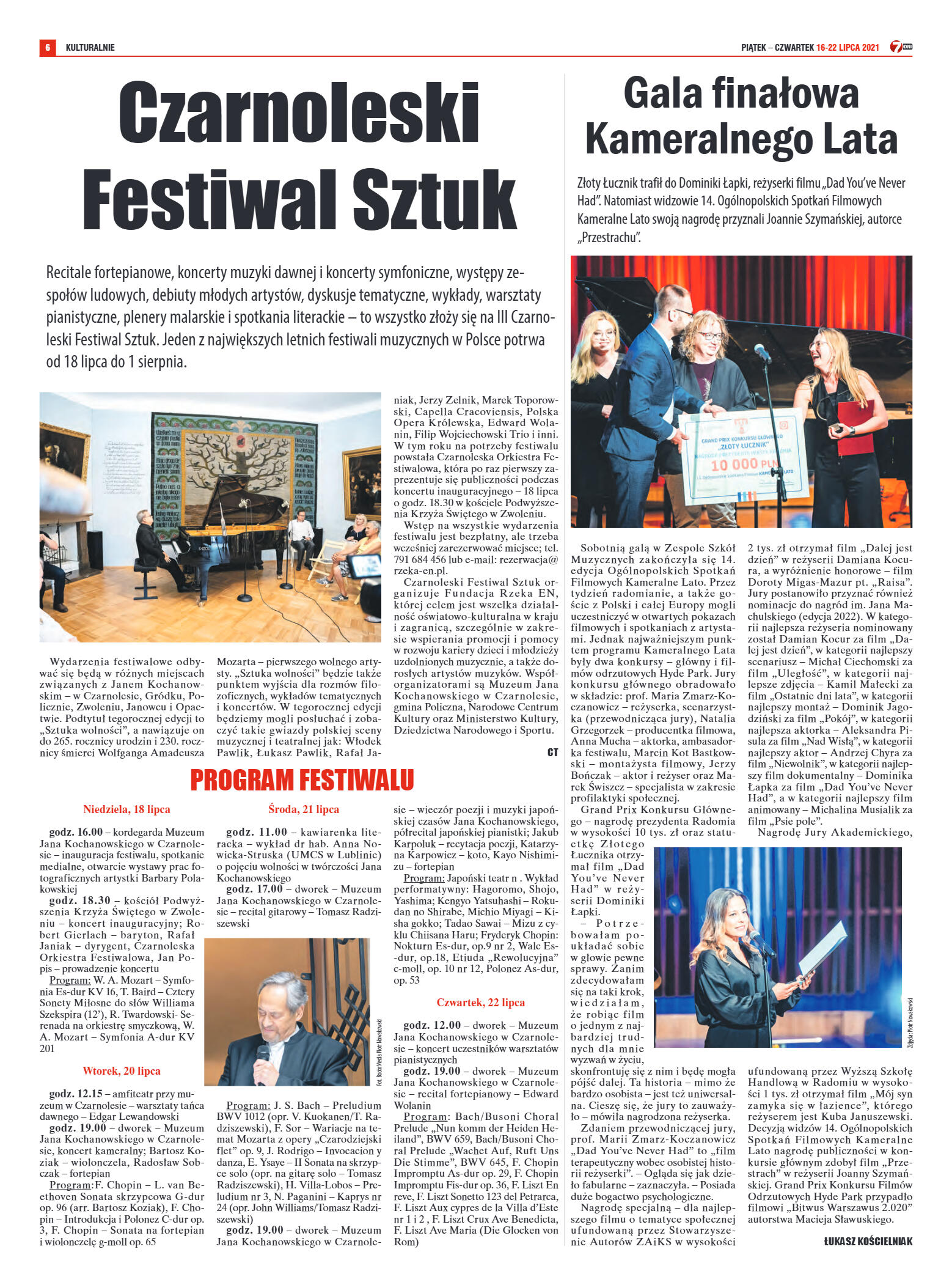 Tygodnik "7 Dni" nr 775 z dn. 16.07.2021 r. - strona 6