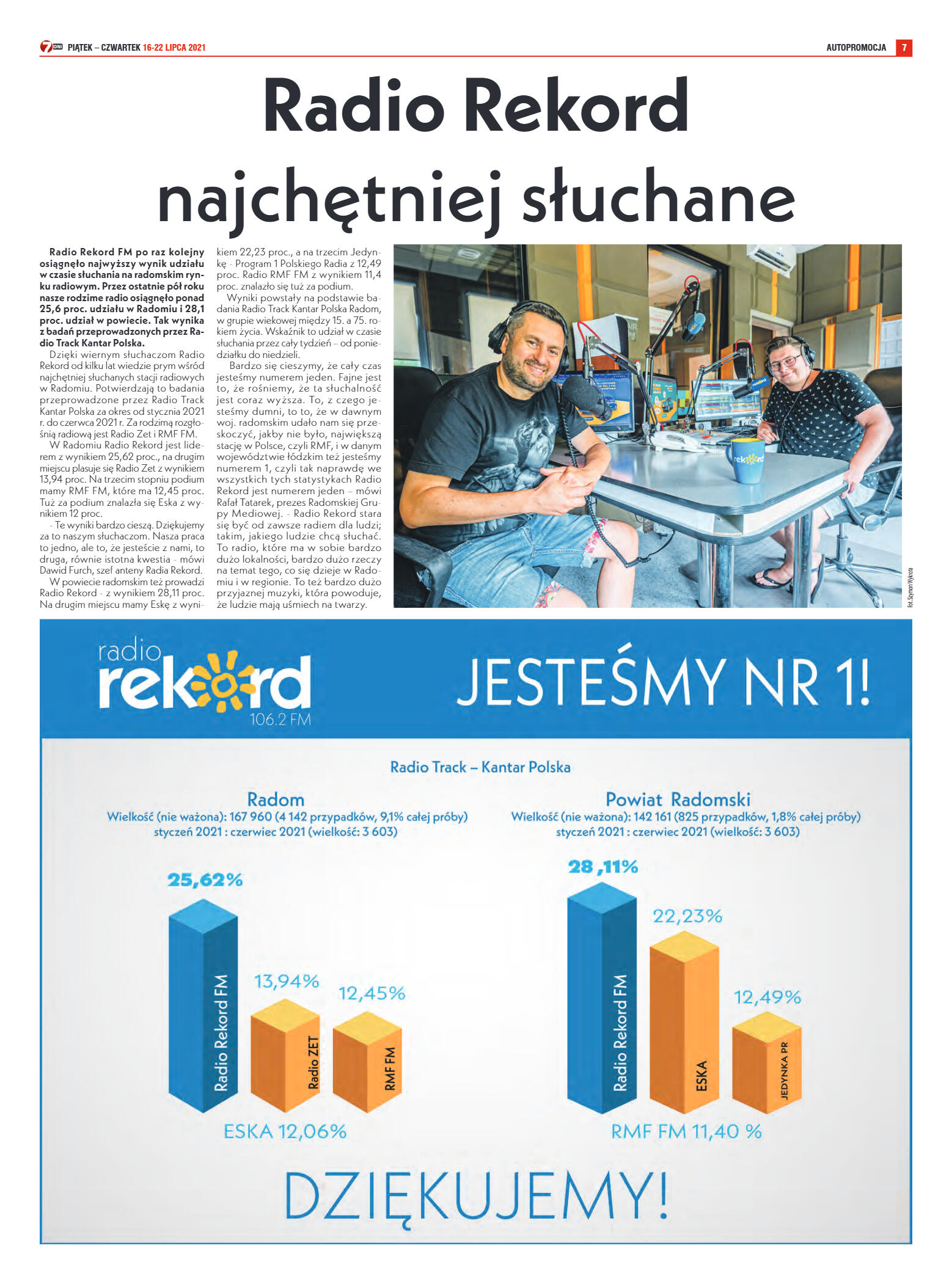 Tygodnik "7 Dni" nr 775 z dn. 16.07.2021 r. - strona 7