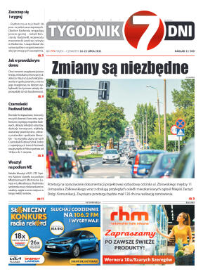 Tygodnik "7 Dni" nr 775 z dn. 16.07.2021 r. - strona 1