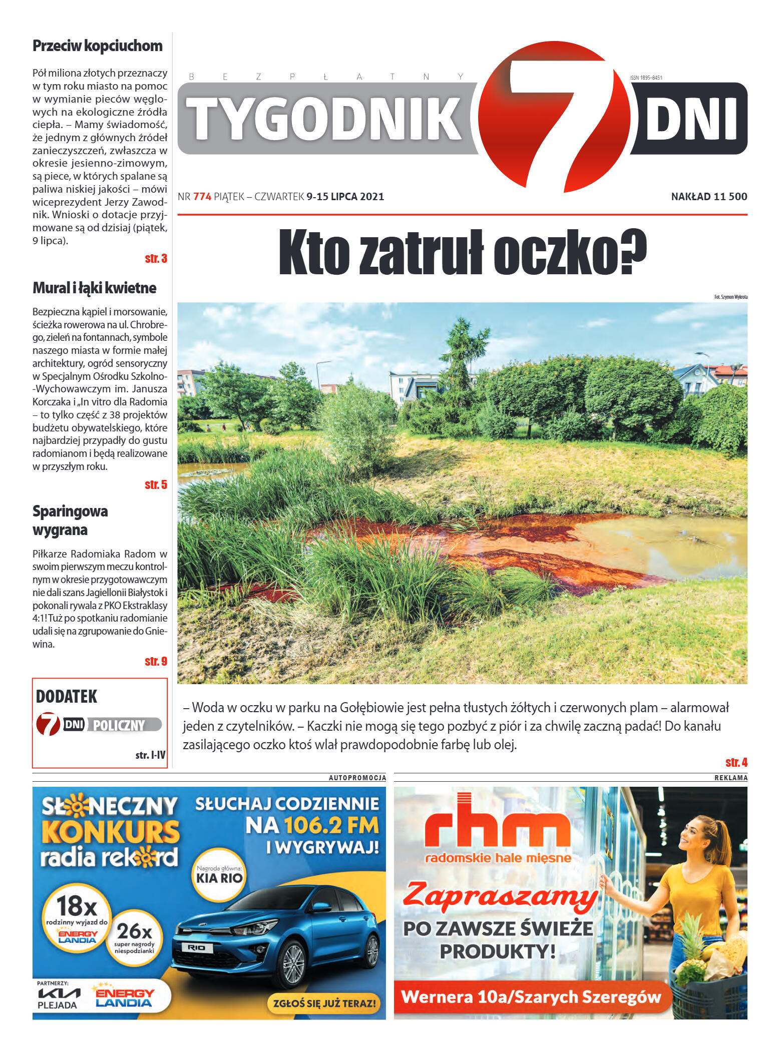 Tygodnik "7 Dni" nr 774 z dn. 09.07.2021 r. - strona 1