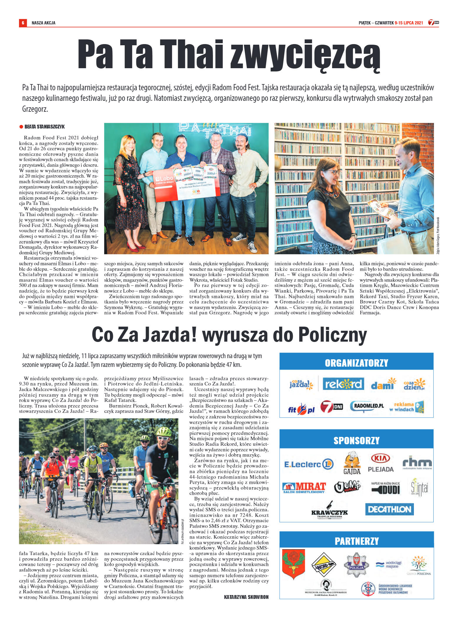 Tygodnik "7 Dni" nr 774 z dn. 09.07.2021 r. - strona 6