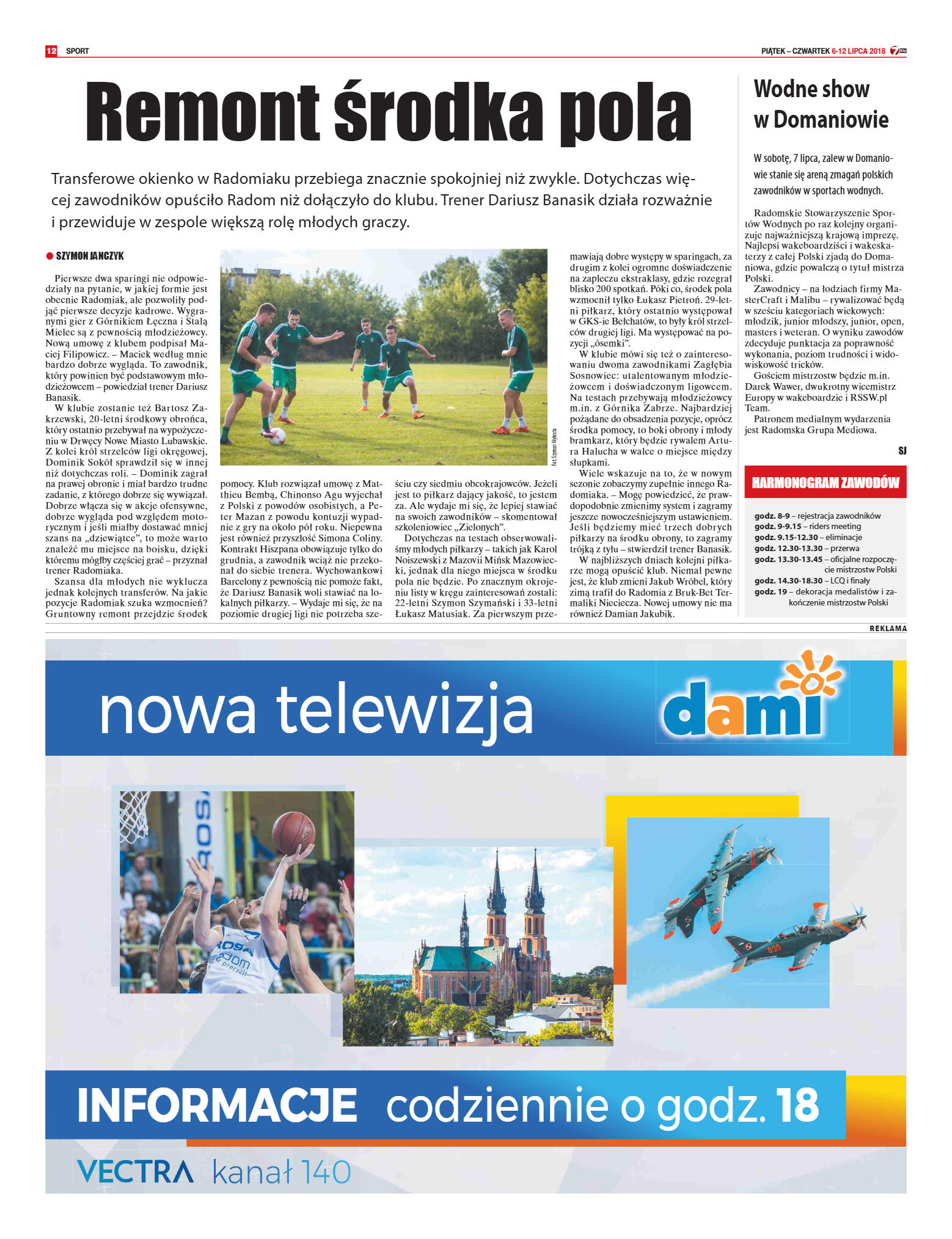 Tygodnik "7 Dni" nr 642 z dn. 06.07.2018 - strona 12