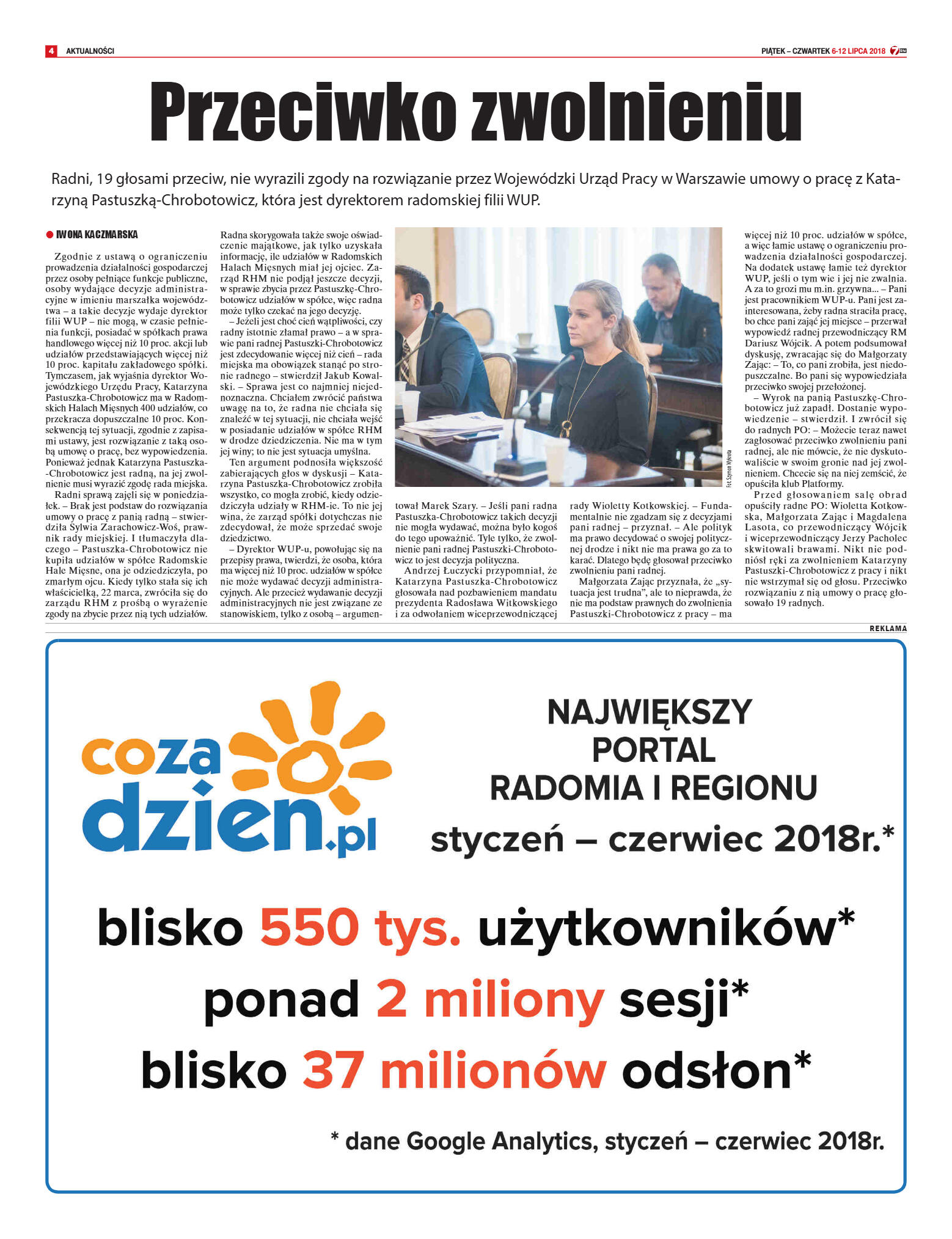Tygodnik "7 Dni" nr 642 z dn. 06.07.2018 - strona 4