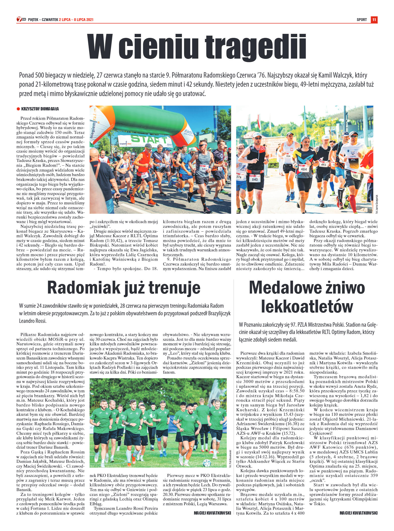 Tygodnik "7 Dni" nr 773 z dn. 02.07.2021 r. - strona 11