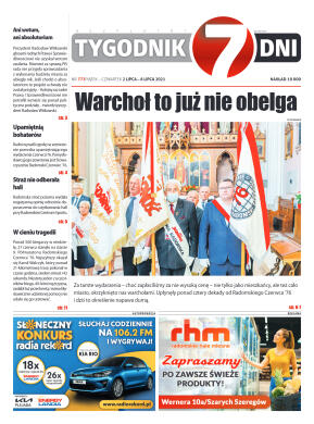 Tygodnik "7 Dni" nr 773 z dn. 02.07.2021 r. - strona 1