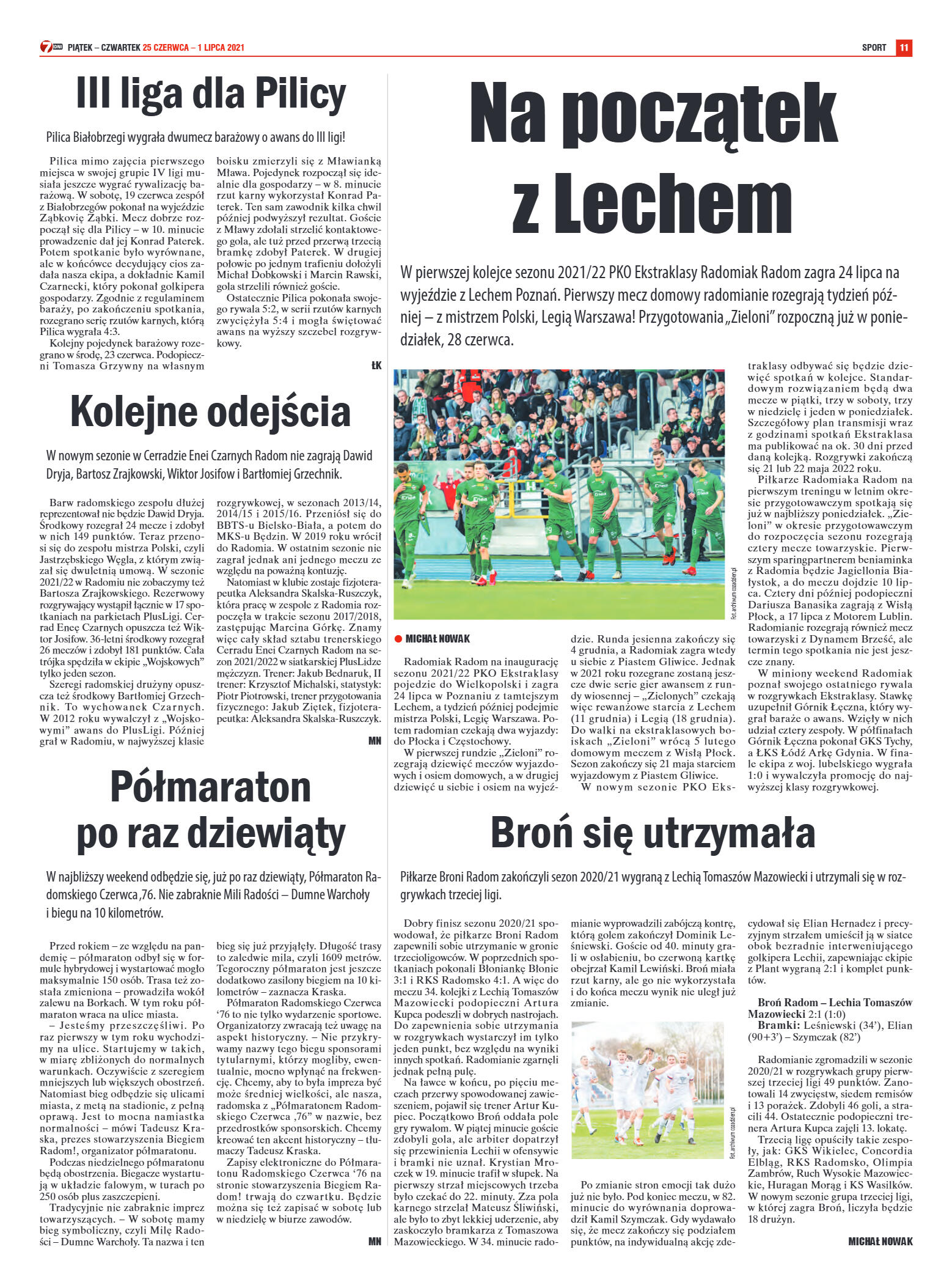 Tygodnik "7 Dni" nr 772 z dn. 24.06.2021 r. - strona 11