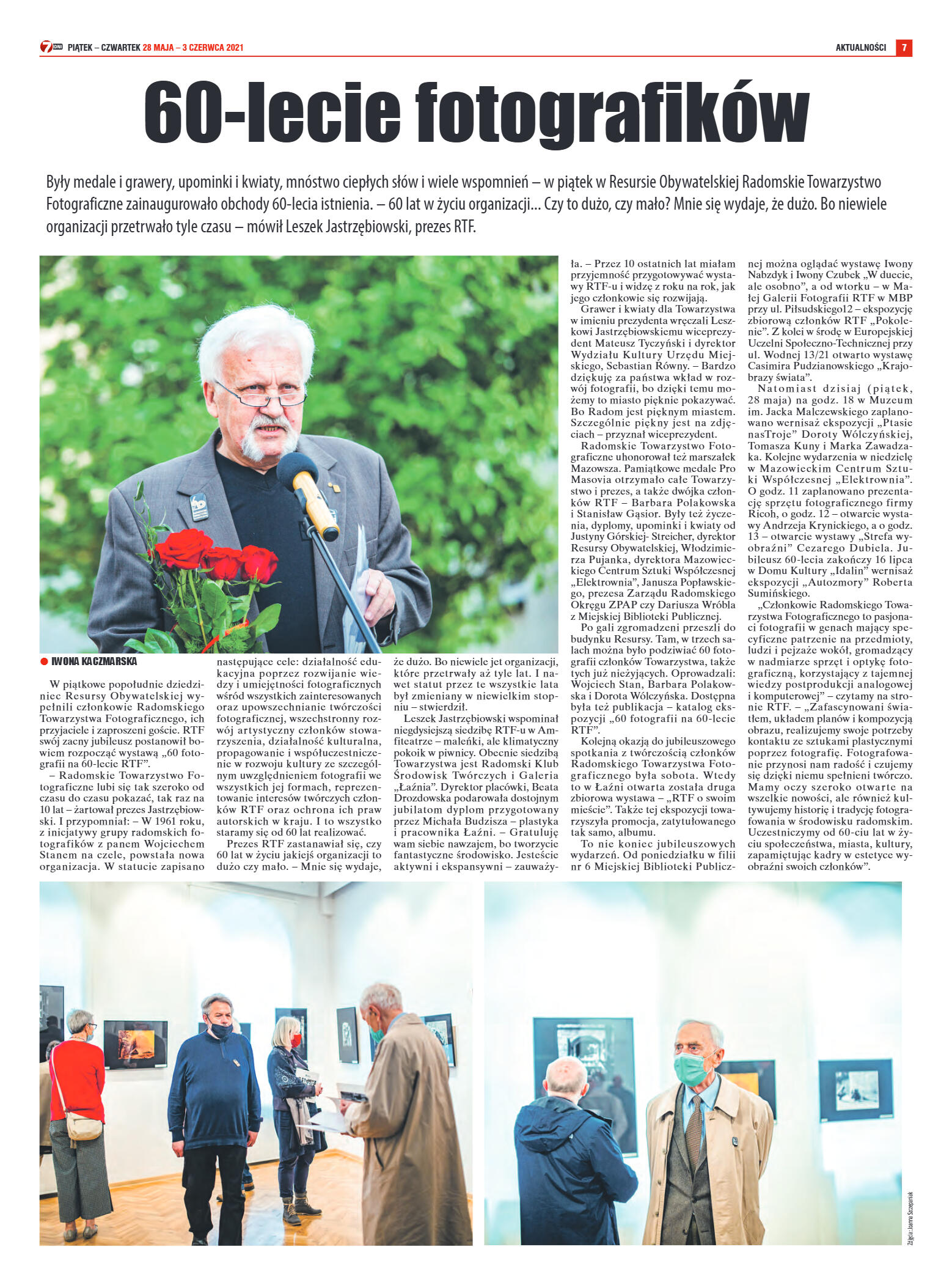 Tygodnik "7 Dni" nr 768 z dn. 28.05.2021 r. - strona 7