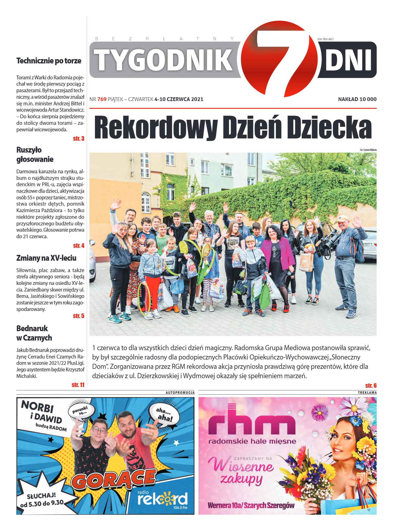 Tygodnik "7 Dni" nr 769 z dn. 4.06.2021 r. - strona 1