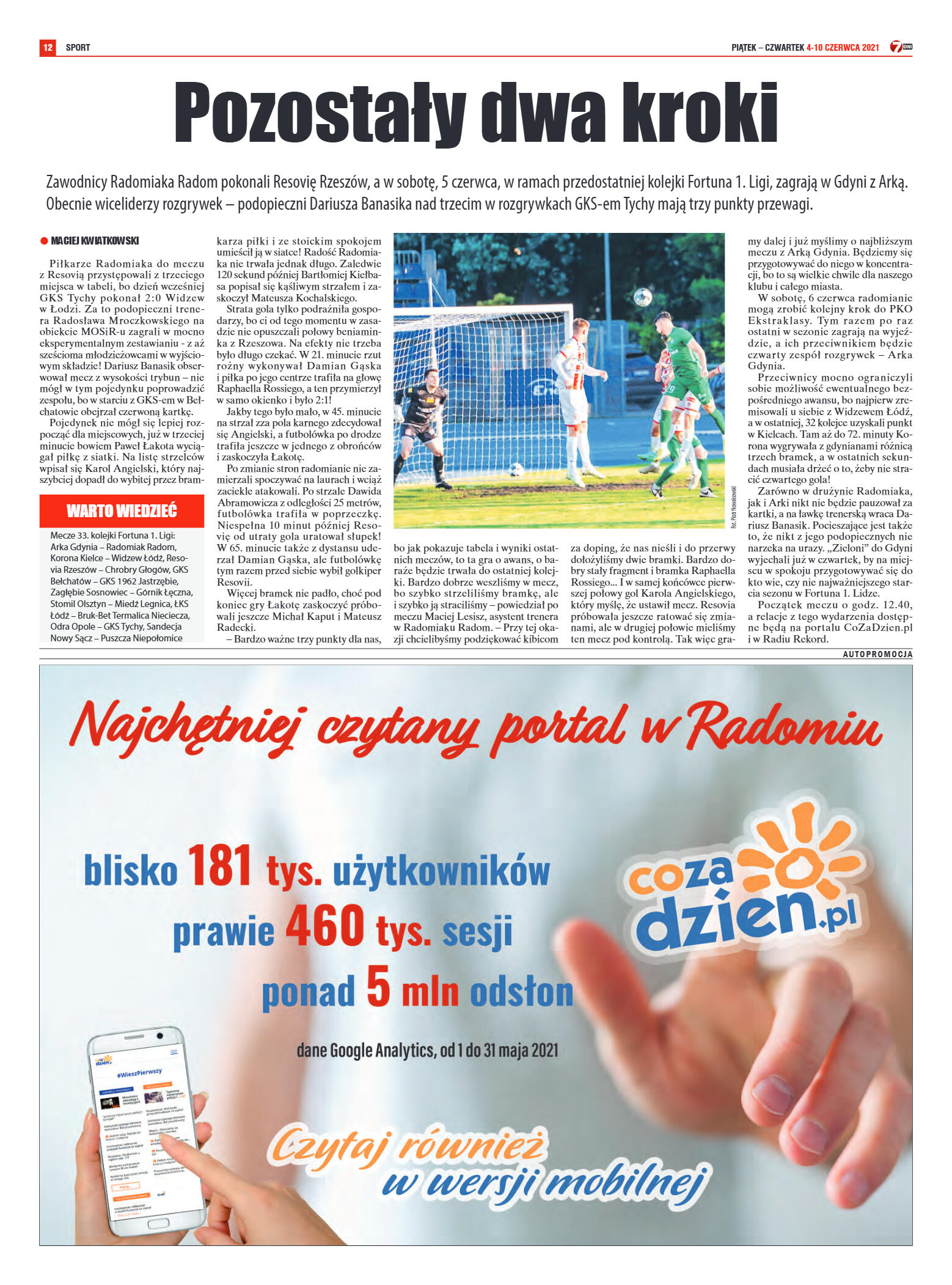 Tygodnik "7 Dni" nr 769 z dn. 4.06.2021 r. - strona 12