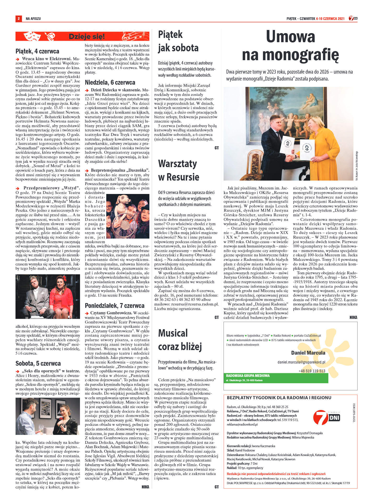 Tygodnik "7 Dni" nr 769 z dn. 4.06.2021 r. - strona 2