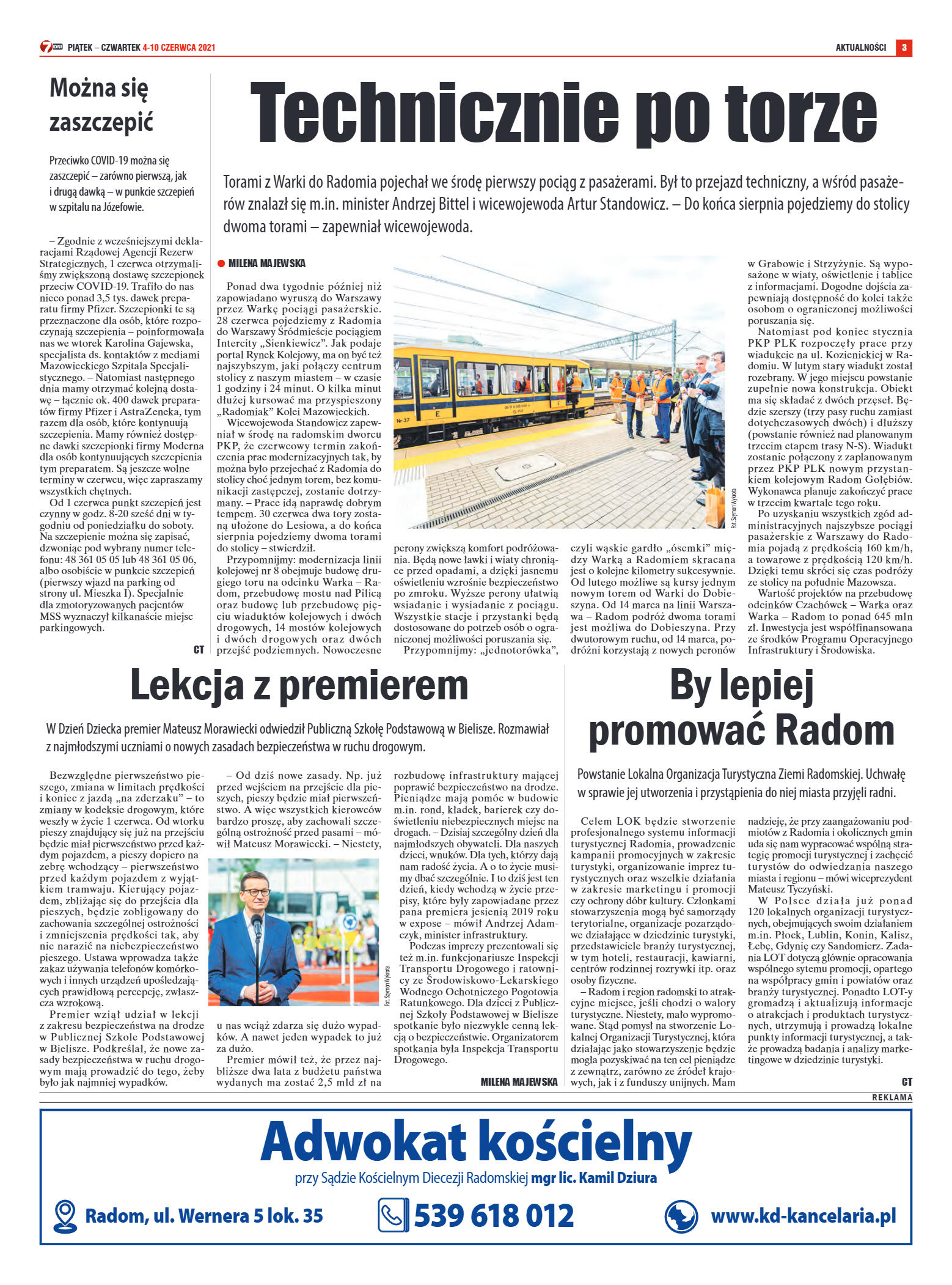 Tygodnik "7 Dni" nr 769 z dn. 4.06.2021 r. - strona 3