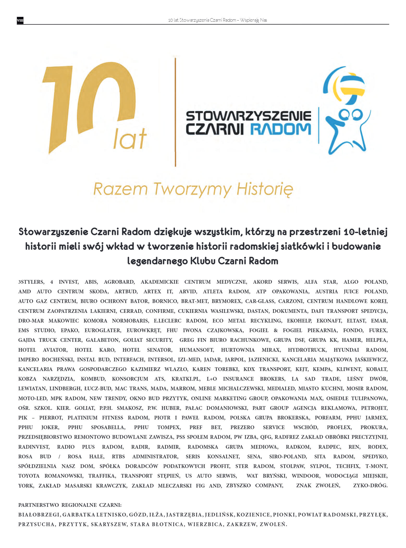 Stowarzyszenie Czarni ma 10 lat - dodatek do "7 Dn - strona 16