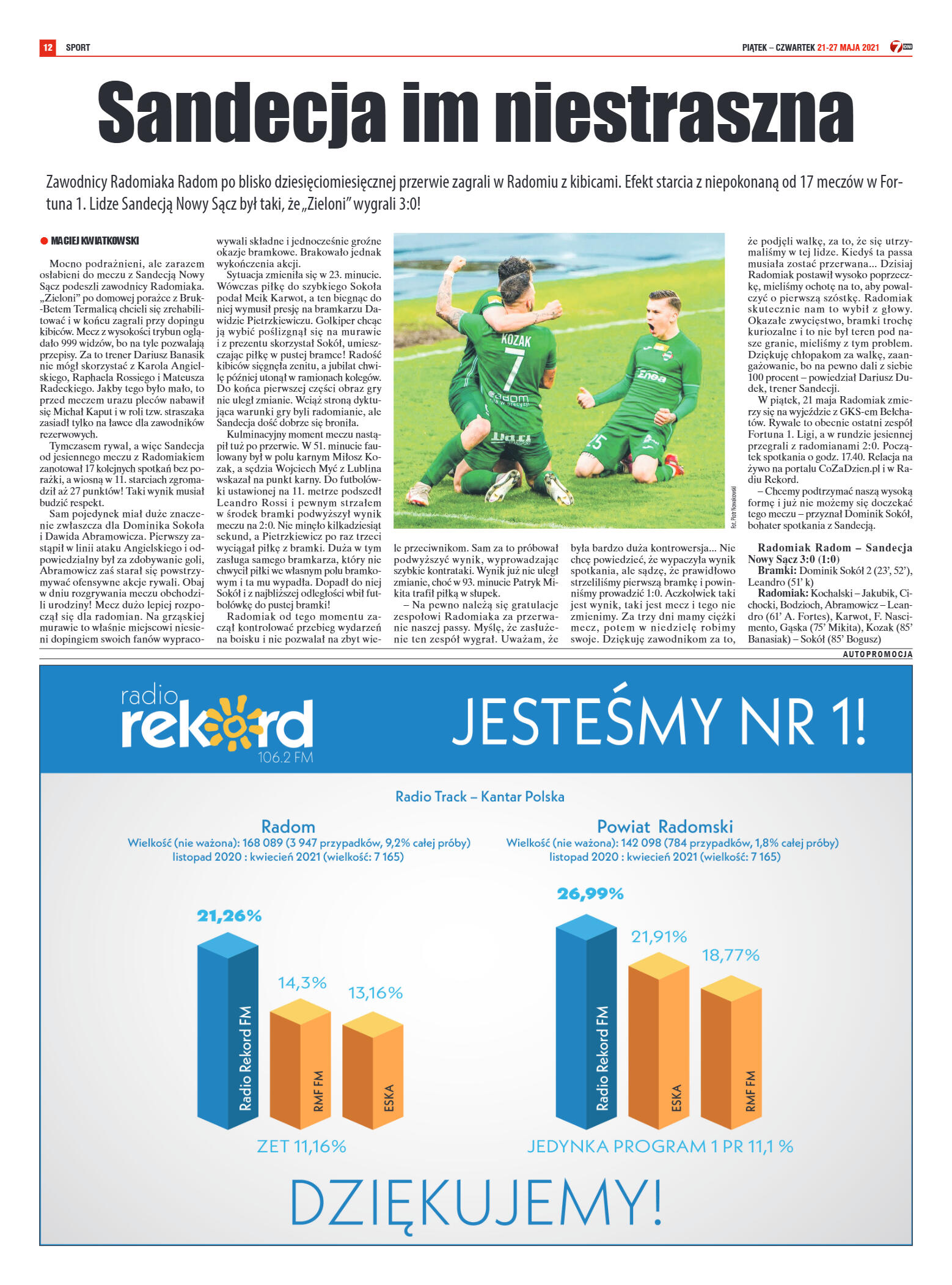 Tygodnik "7 Dni" nr 767 z dn. 21.05.2021 - strona 12