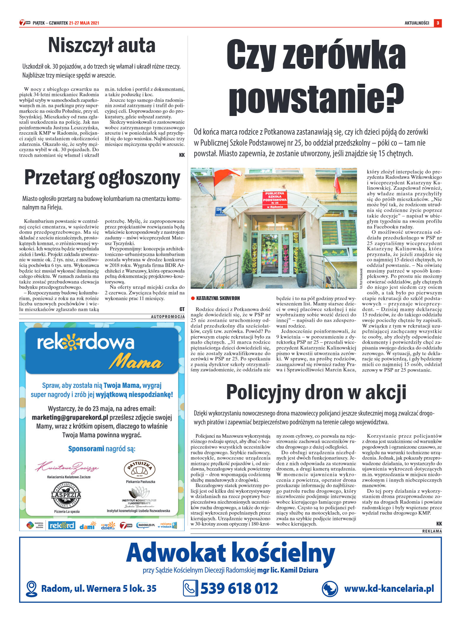 Tygodnik "7 Dni" nr 767 z dn. 21.05.2021 - strona 3