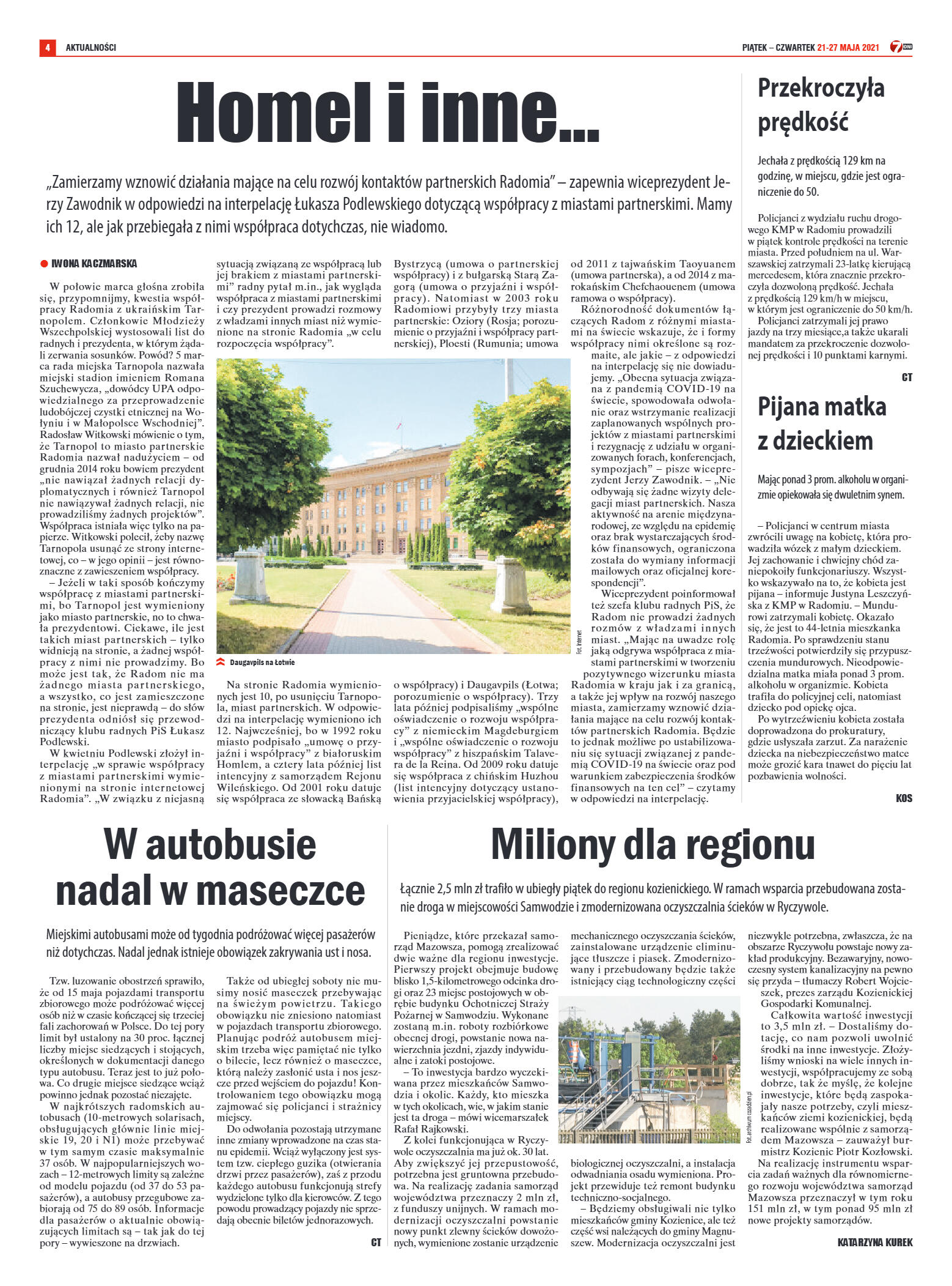 Tygodnik "7 Dni" nr 767 z dn. 21.05.2021 - strona 4