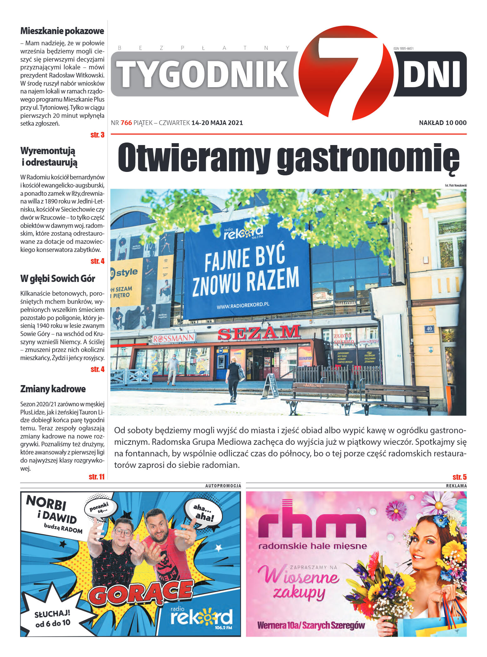 Tygodnik "7 Dni" nr 766 z dn. 14.05.2021 - strona 1