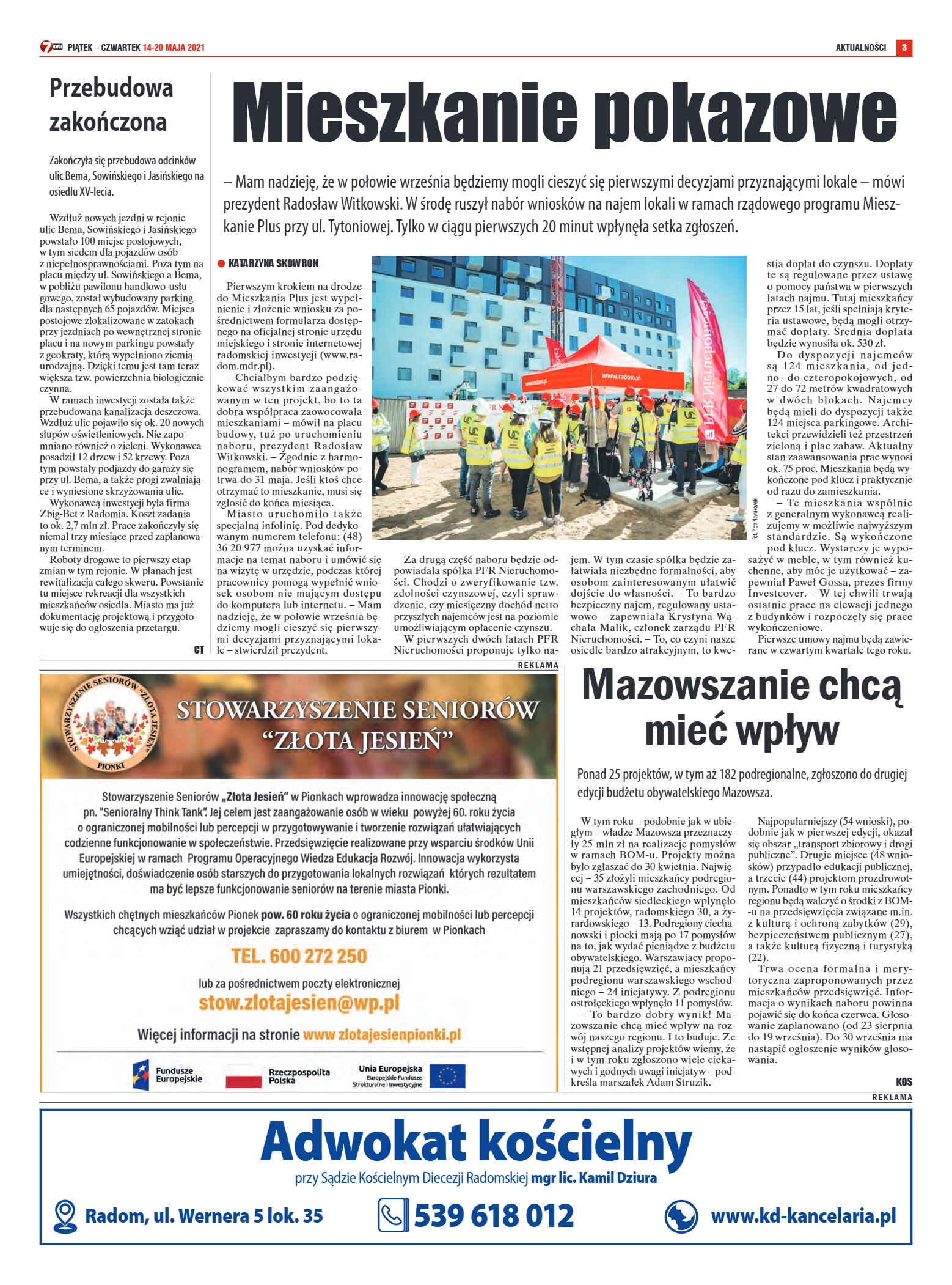 Tygodnik "7 Dni" nr 766 z dn. 14.05.2021 - strona 3