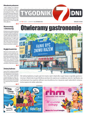 Tygodnik "7 Dni" nr 766 z dn. 14.05.2021 - strona 1