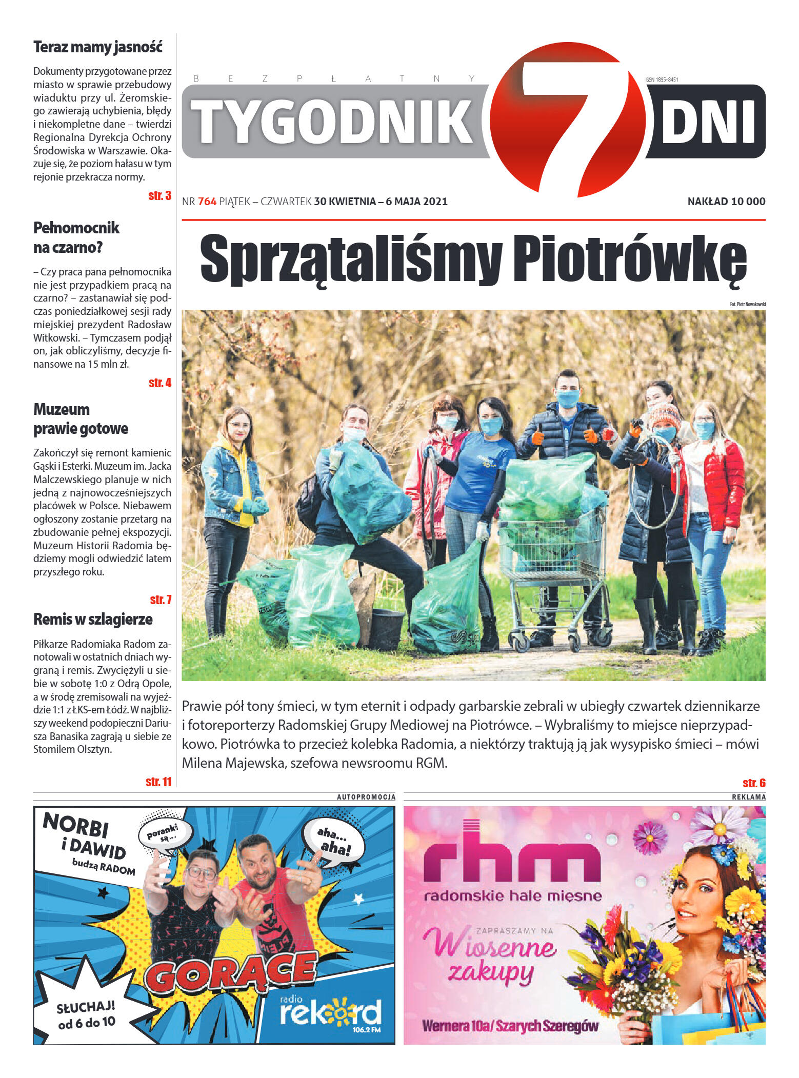 Tygodnik "7 Dni" nr 764 z 30.04.2021 r. - strona 1