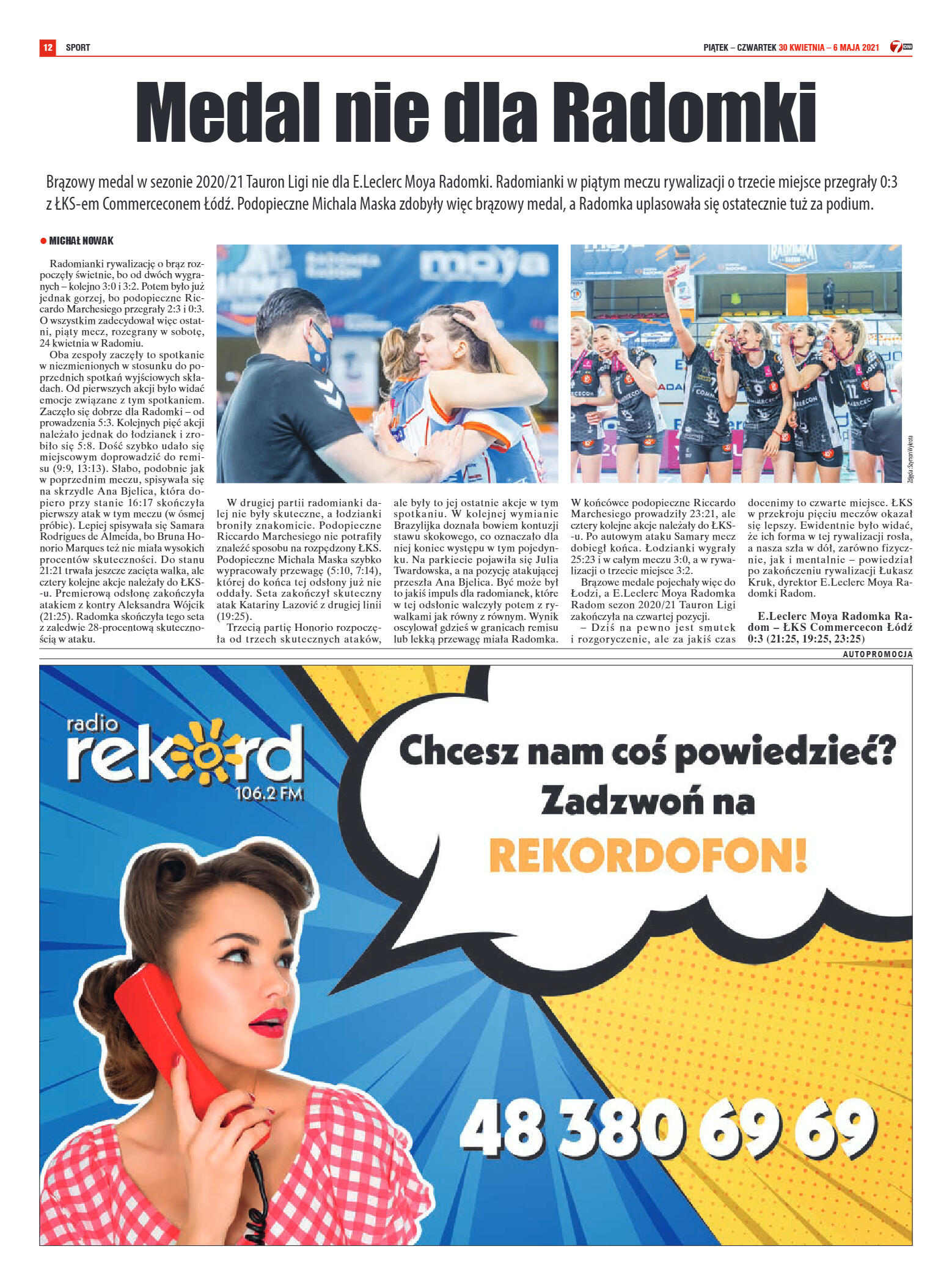 Tygodnik "7 Dni" nr 764 z 30.04.2021 r. - strona 12