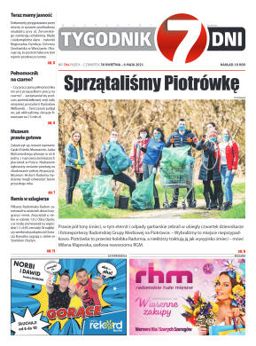 Tygodnik "7 Dni" nr 764 z 30.04.2021 r. - strona 1