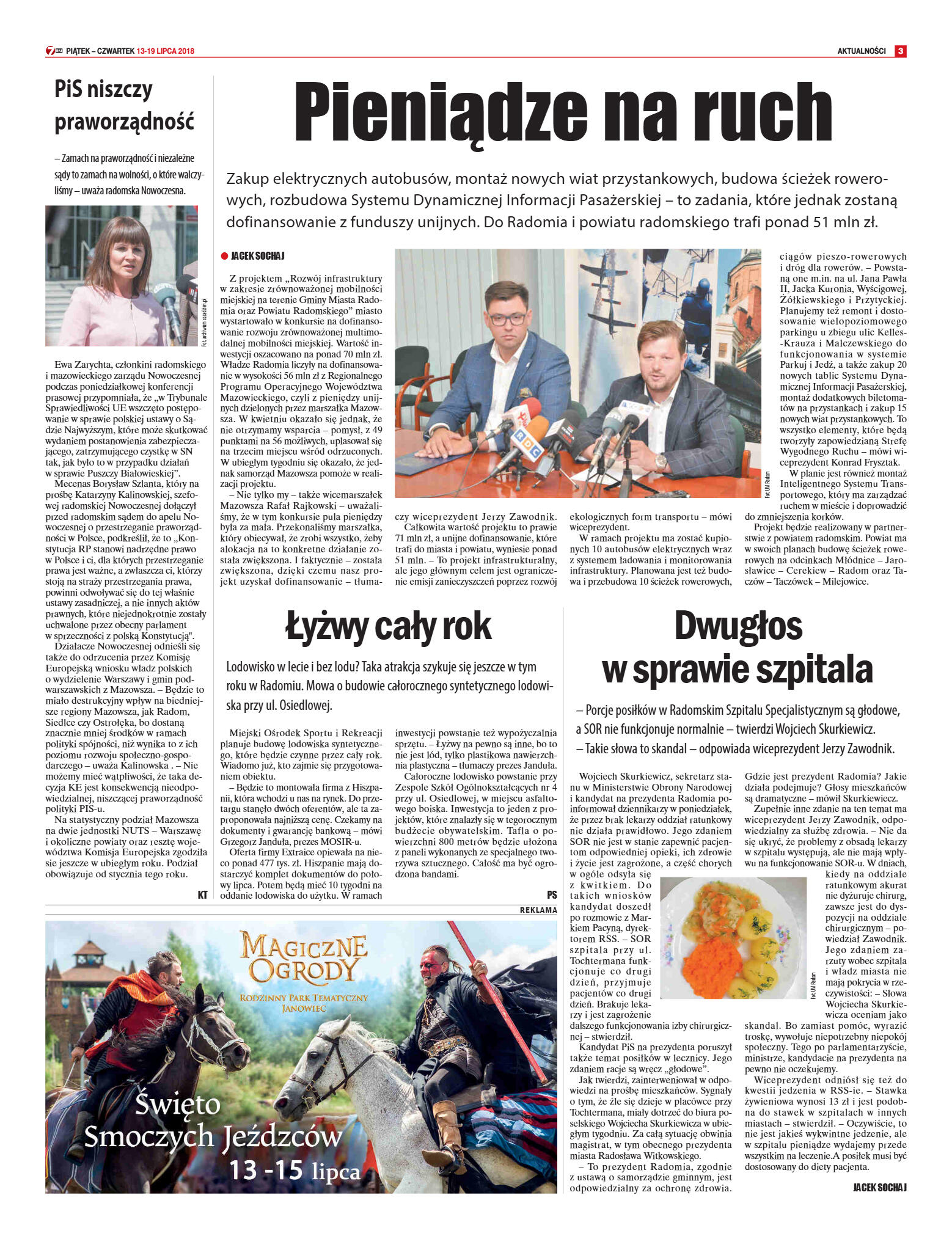 Tygodnik "7 Dni" nr 643 z 13.07.2018 - strona 3