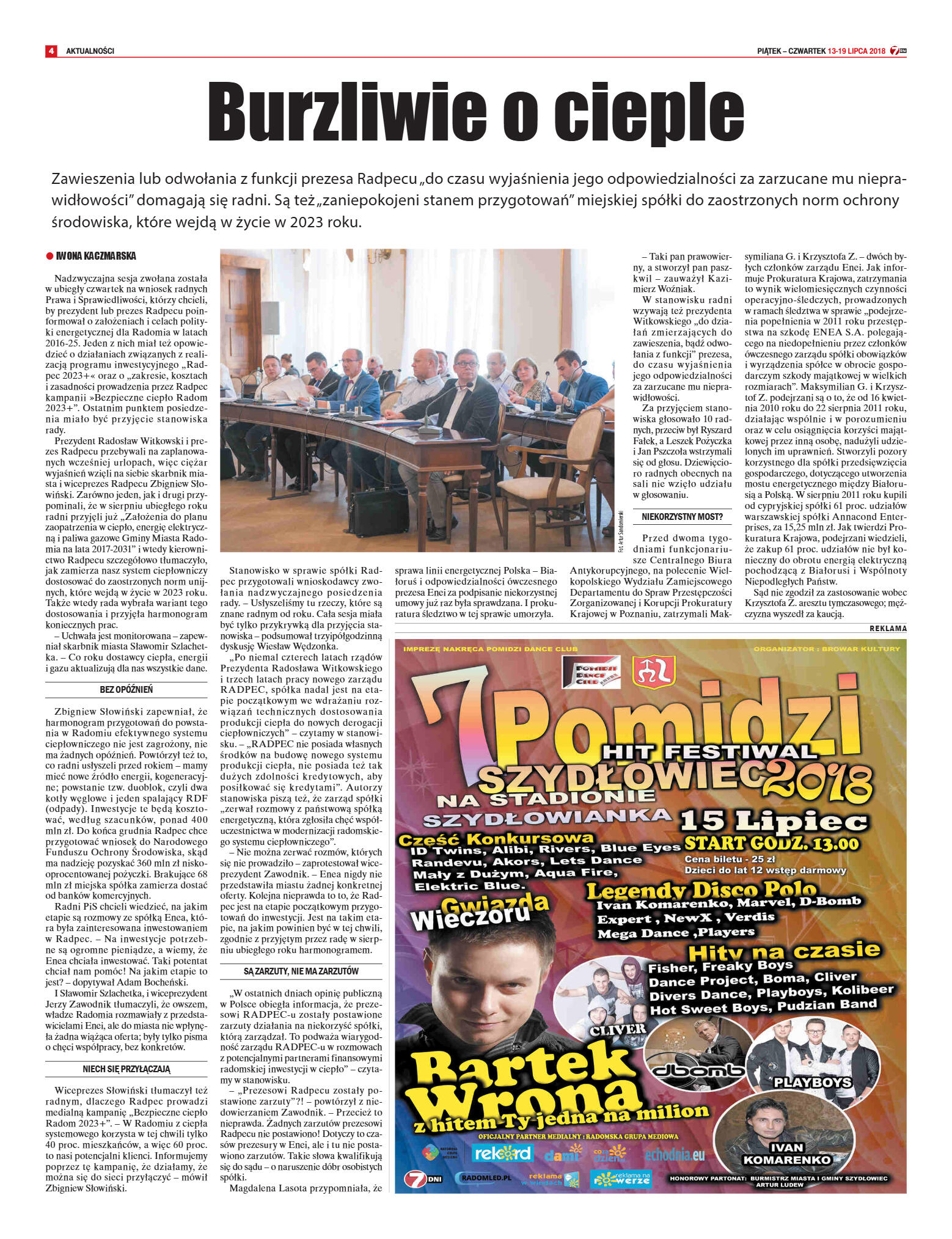 Tygodnik "7 Dni" nr 643 z 13.07.2018 - strona 4