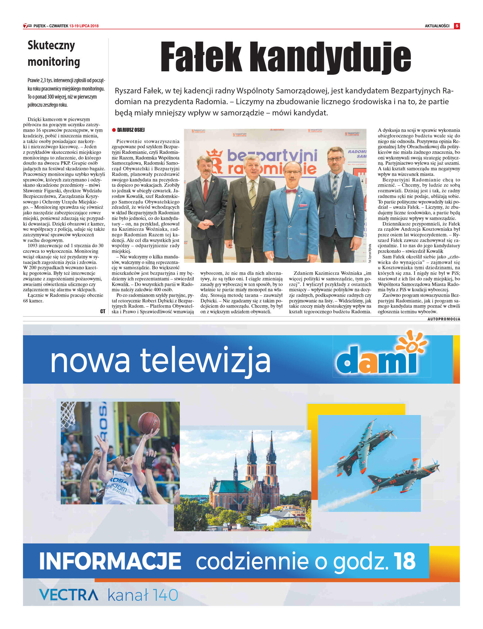 Tygodnik "7 Dni" nr 643 z 13.07.2018 - strona 5