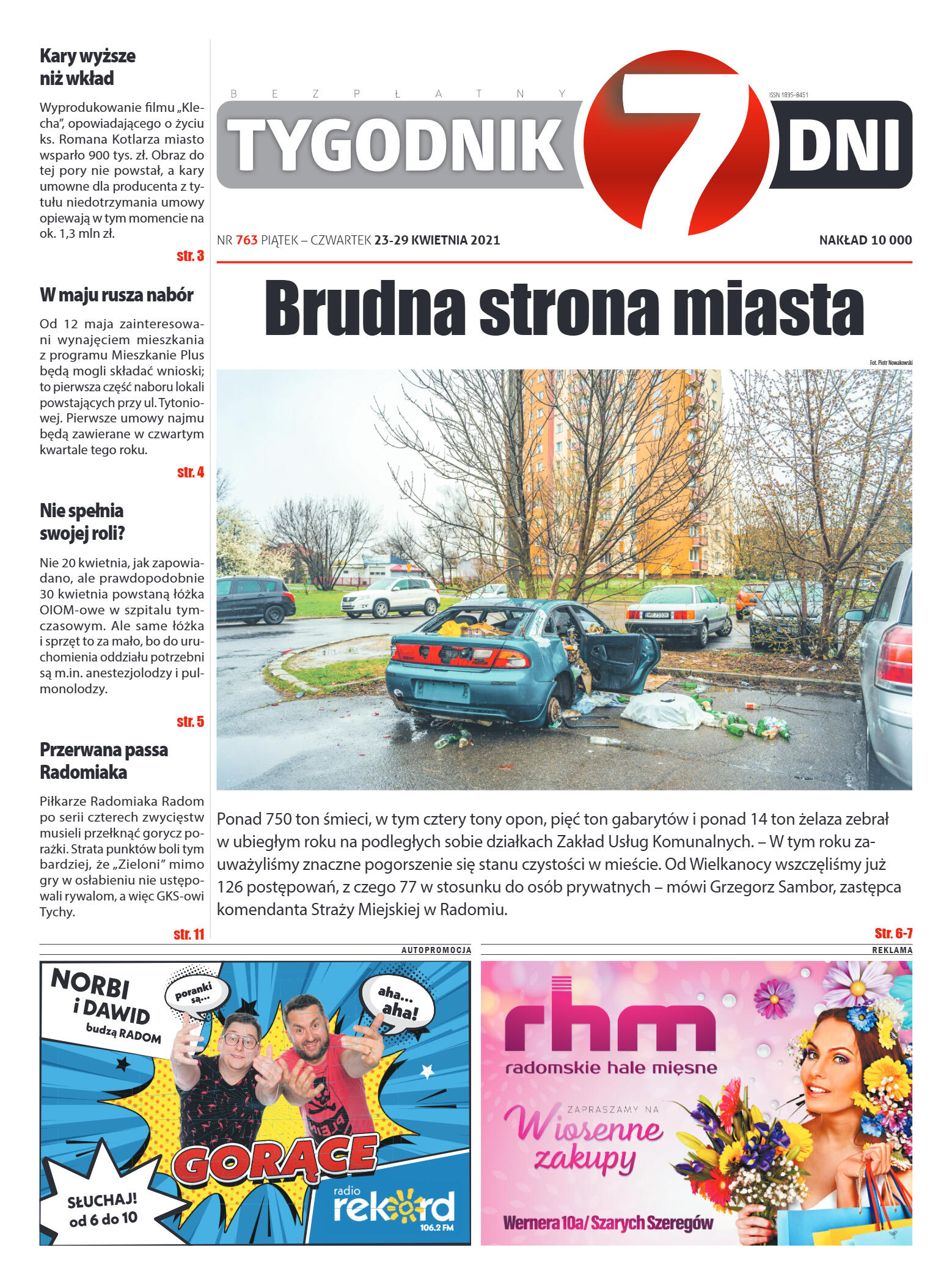 Tygodnik "7 Dni" nr 763 z 23.04.2021 r. - strona 1