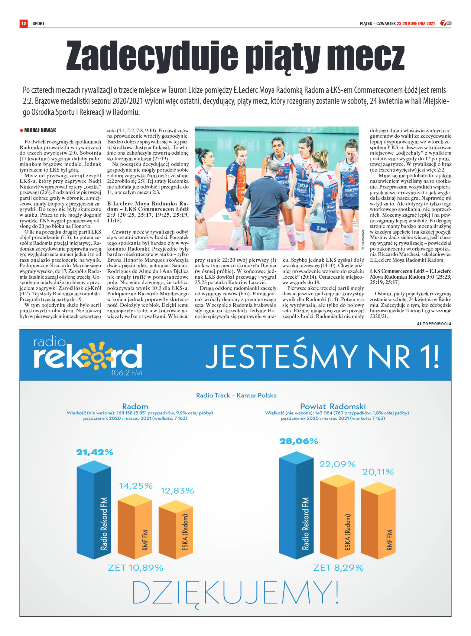 Tygodnik "7 Dni" nr 763 z 23.04.2021 r. - strona 12