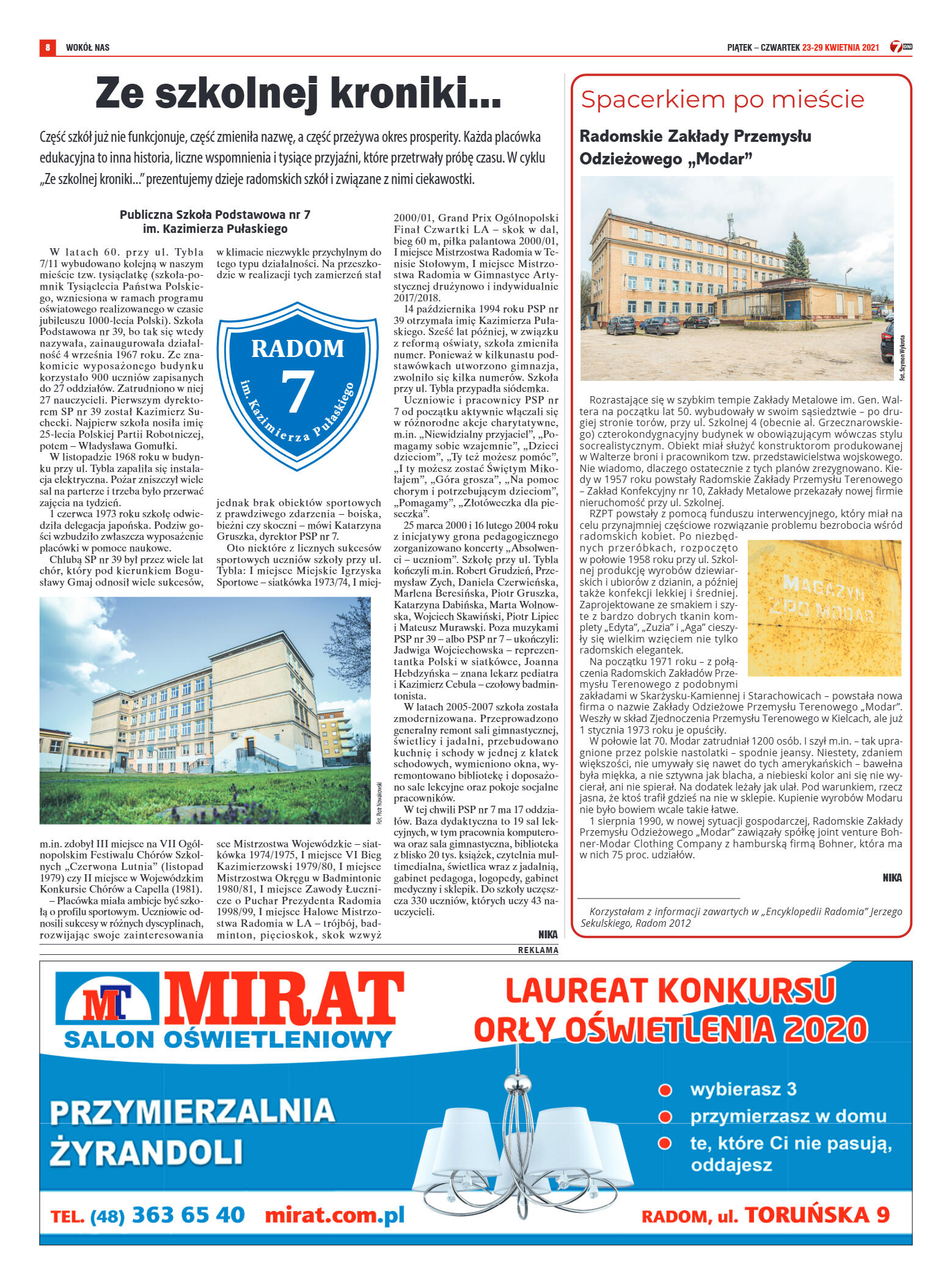 Tygodnik "7 Dni" nr 763 z 23.04.2021 r. - strona 8