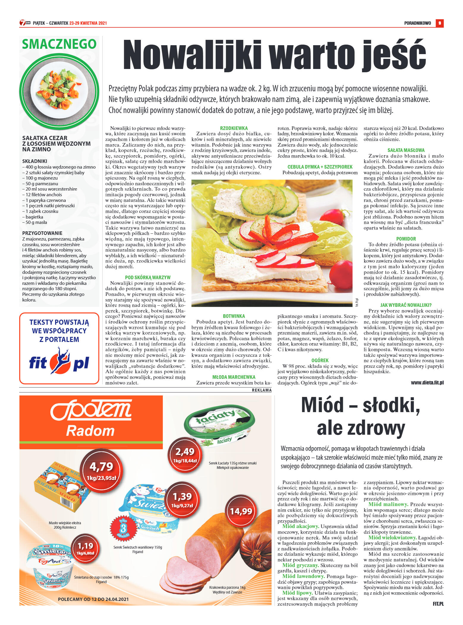 Tygodnik "7 Dni" nr 763 z 23.04.2021 r. - strona 9