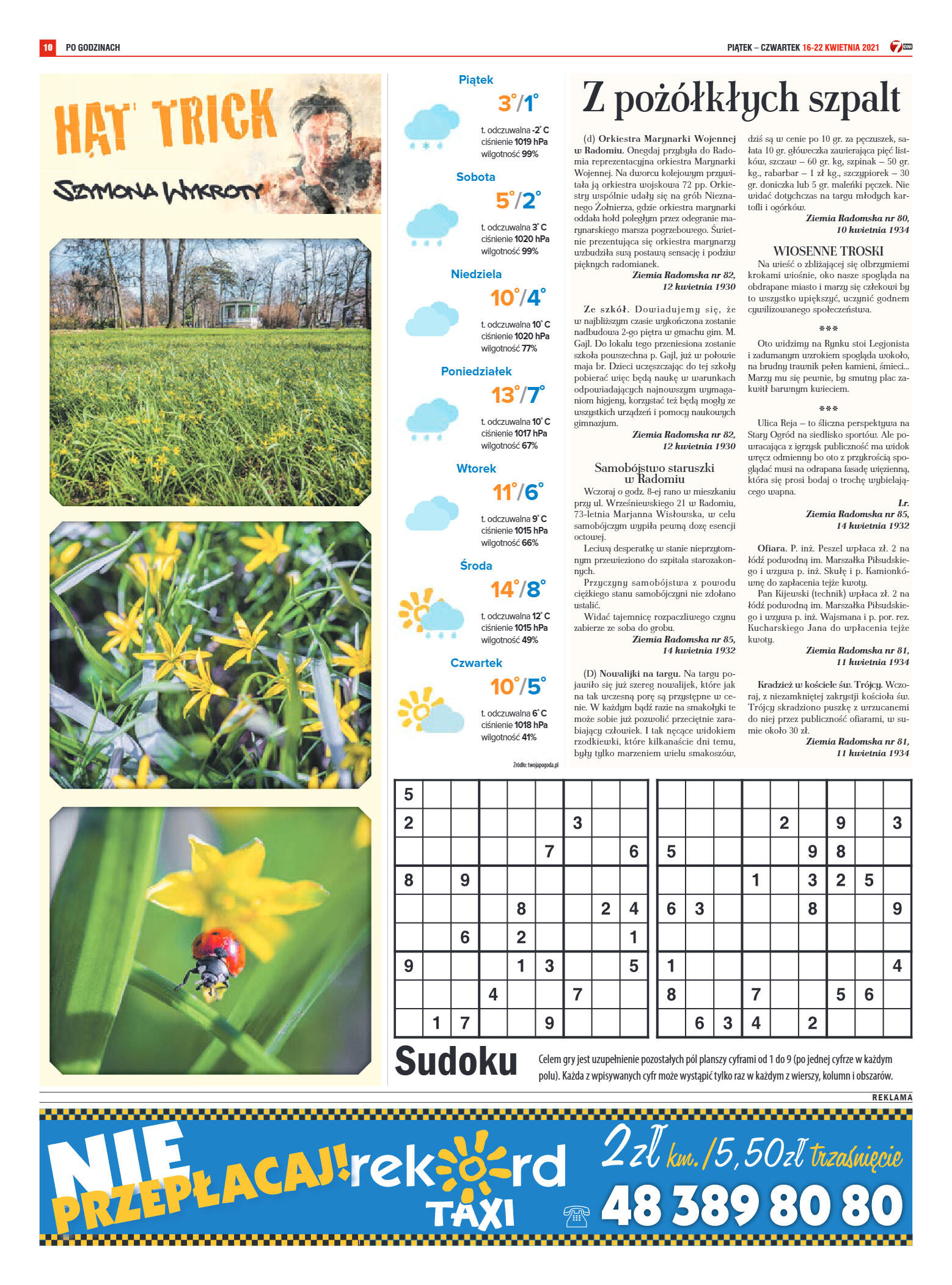 Tygodnik "7 Dni" nr 762 z 16.04.2021 r. - strona 10