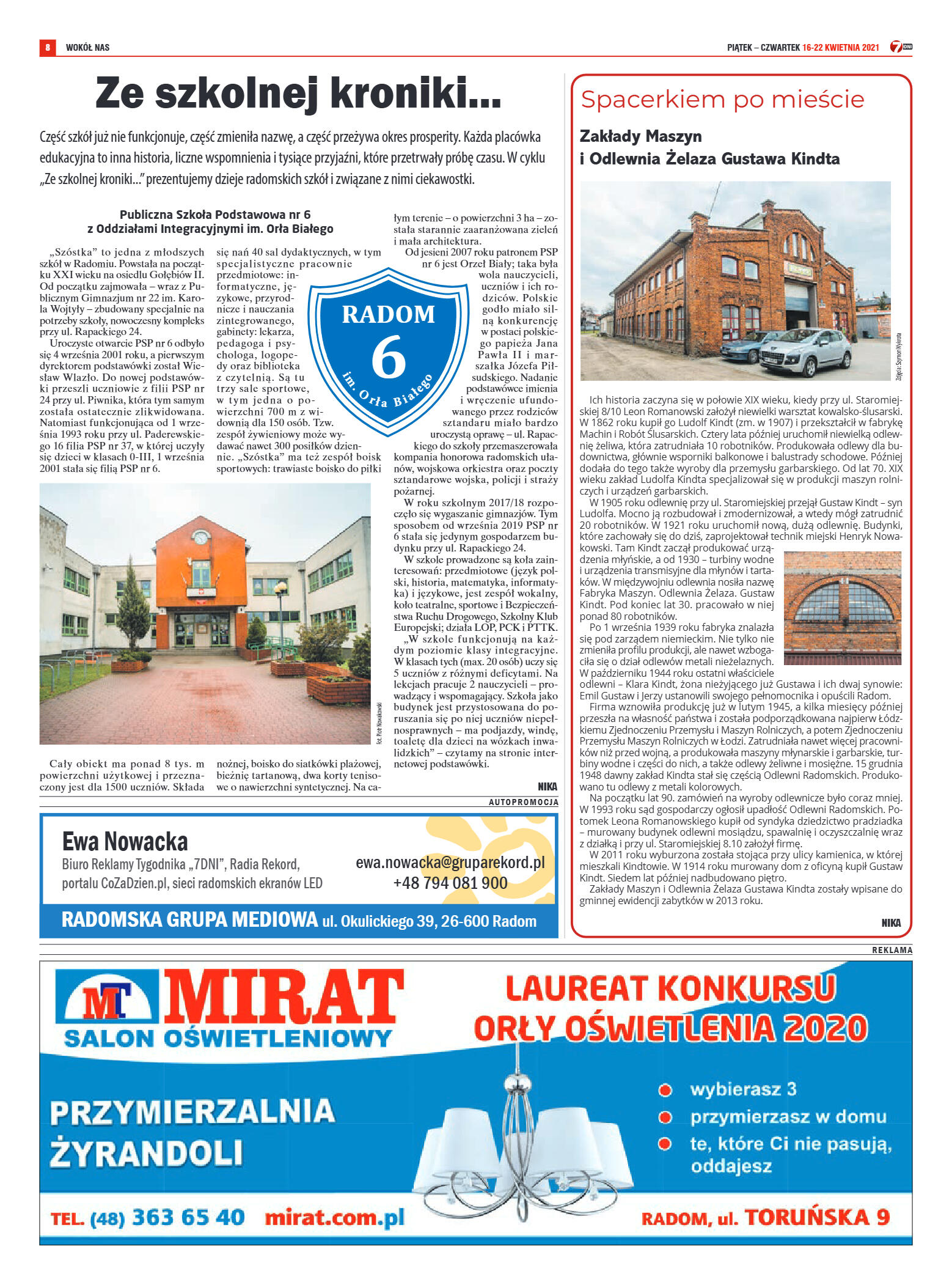 Tygodnik "7 Dni" nr 762 z 16.04.2021 r. - strona 8