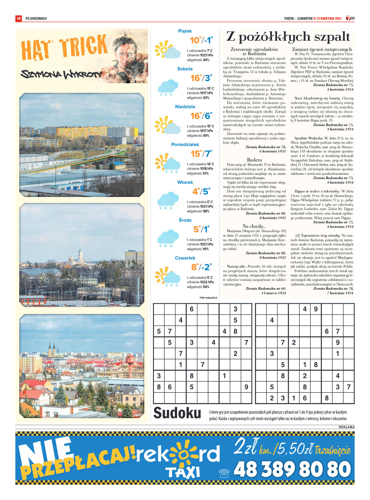 Tygodnik "7 Dni" nr 761 z 9.04.2021 r. - strona 10