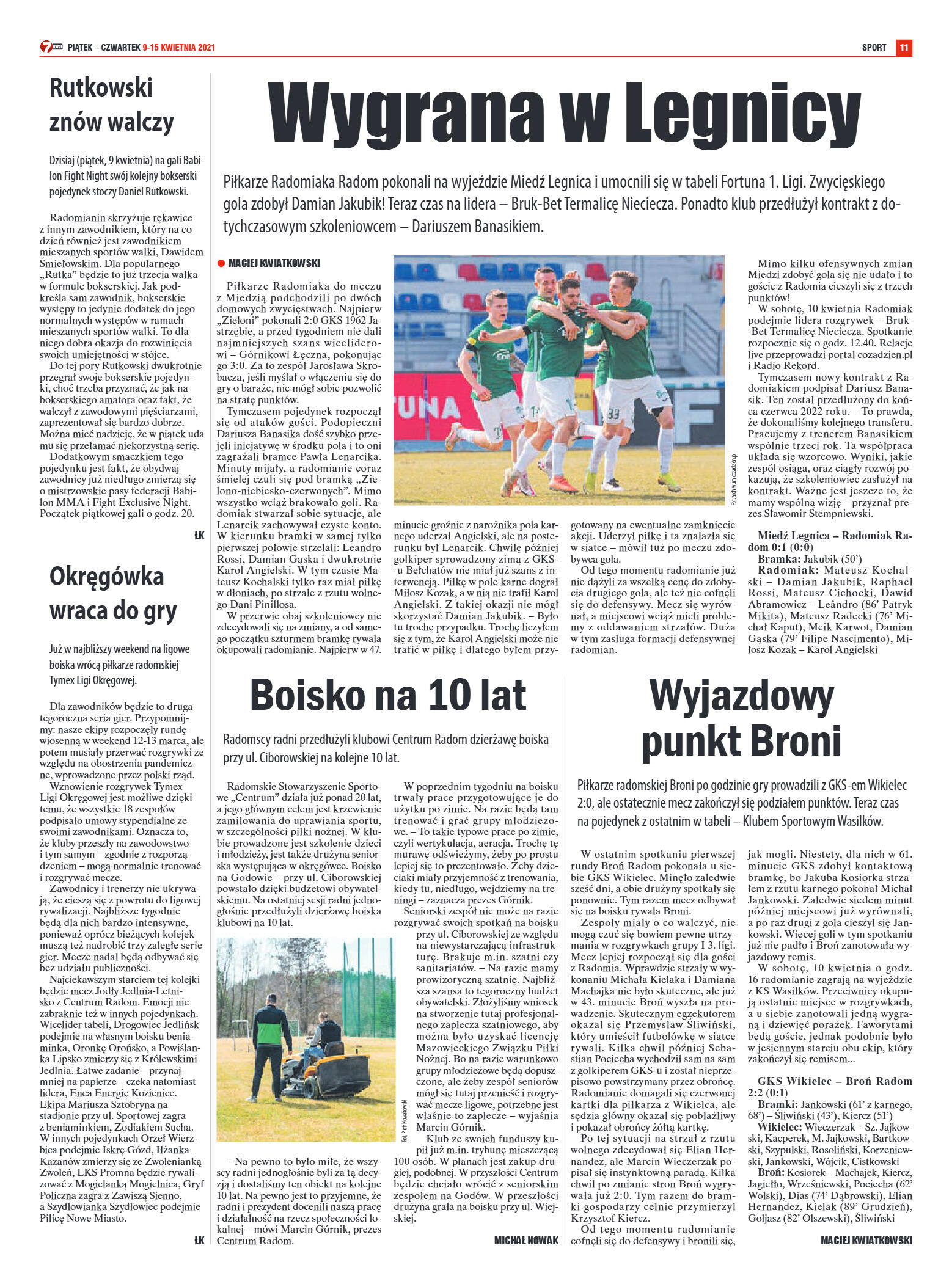 Tygodnik "7 Dni" nr 761 z 9.04.2021 r. - strona 11