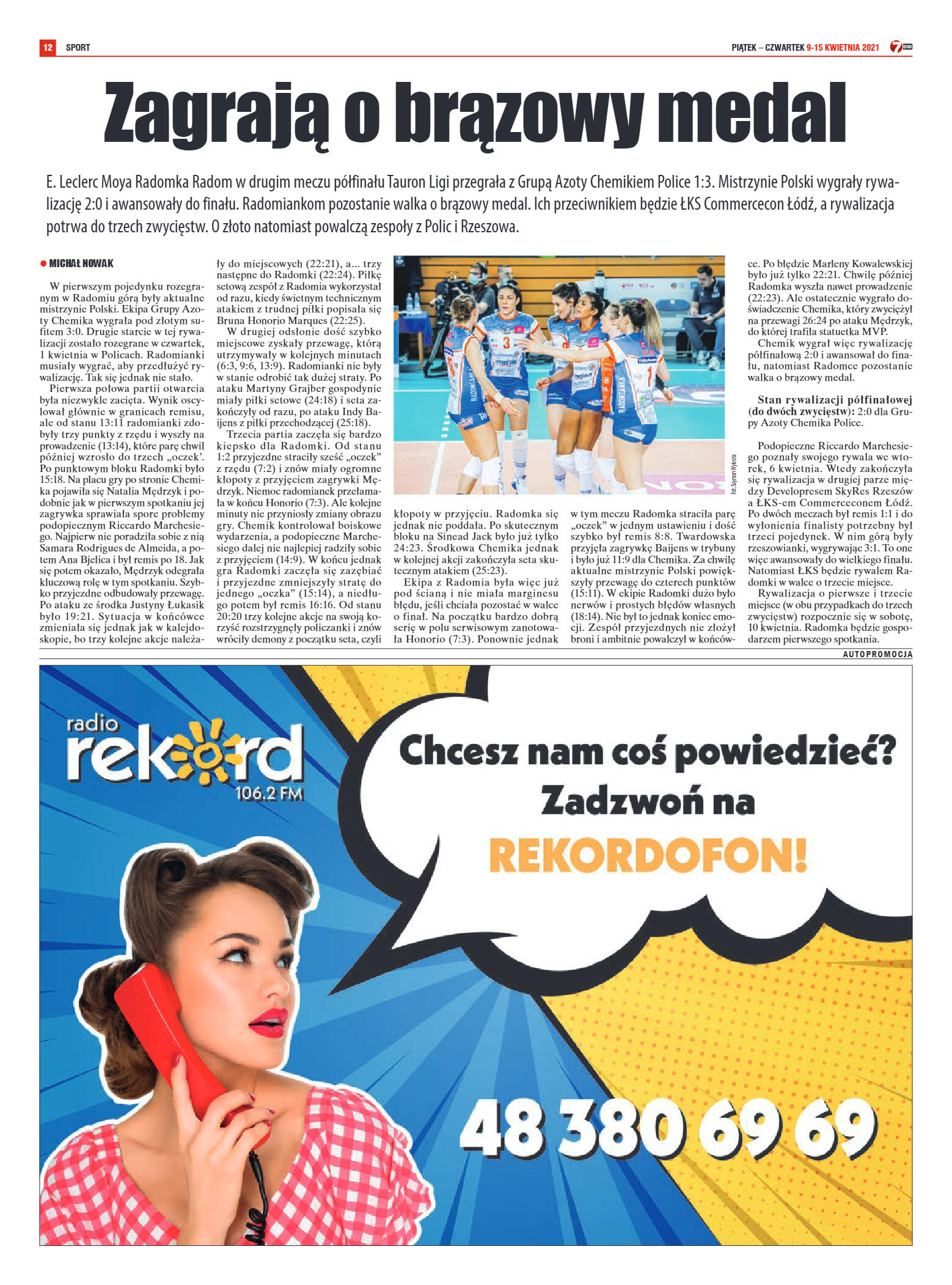 Tygodnik "7 Dni" nr 761 z 9.04.2021 r. - strona 12