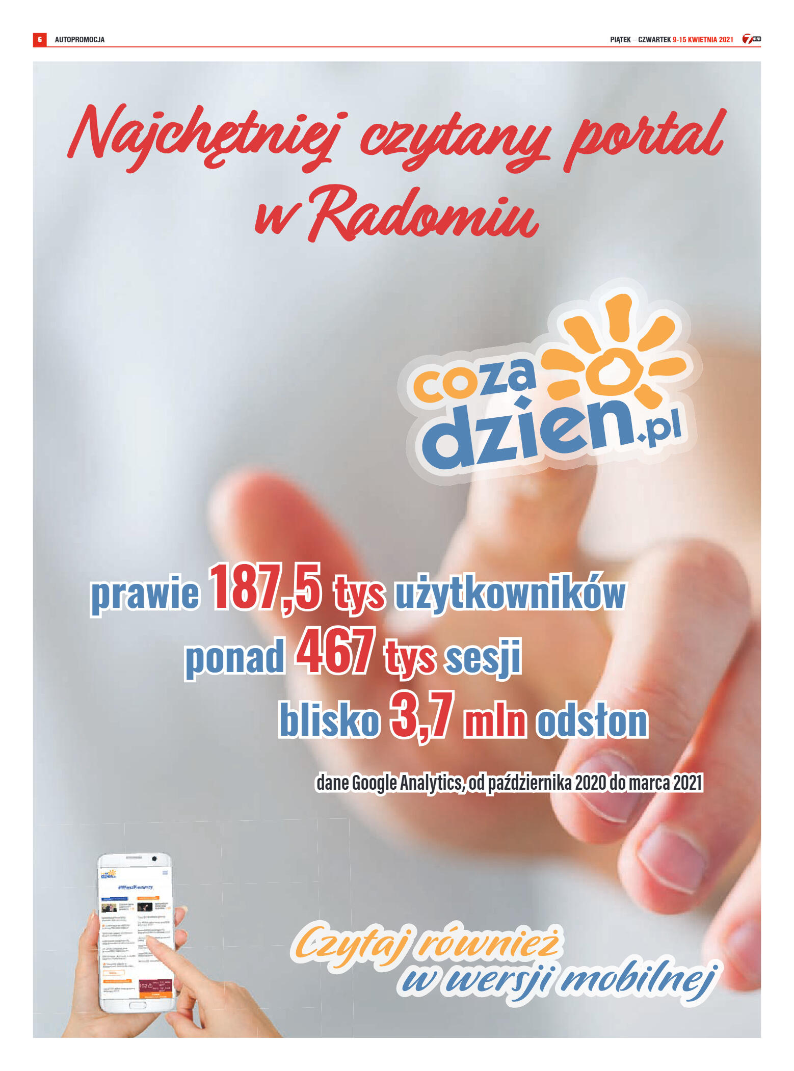 Tygodnik "7 Dni" nr 761 z 9.04.2021 r. - strona 6