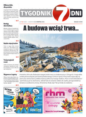 Tygodnik "7 Dni" nr 761 z 9.04.2021 r. - strona 1