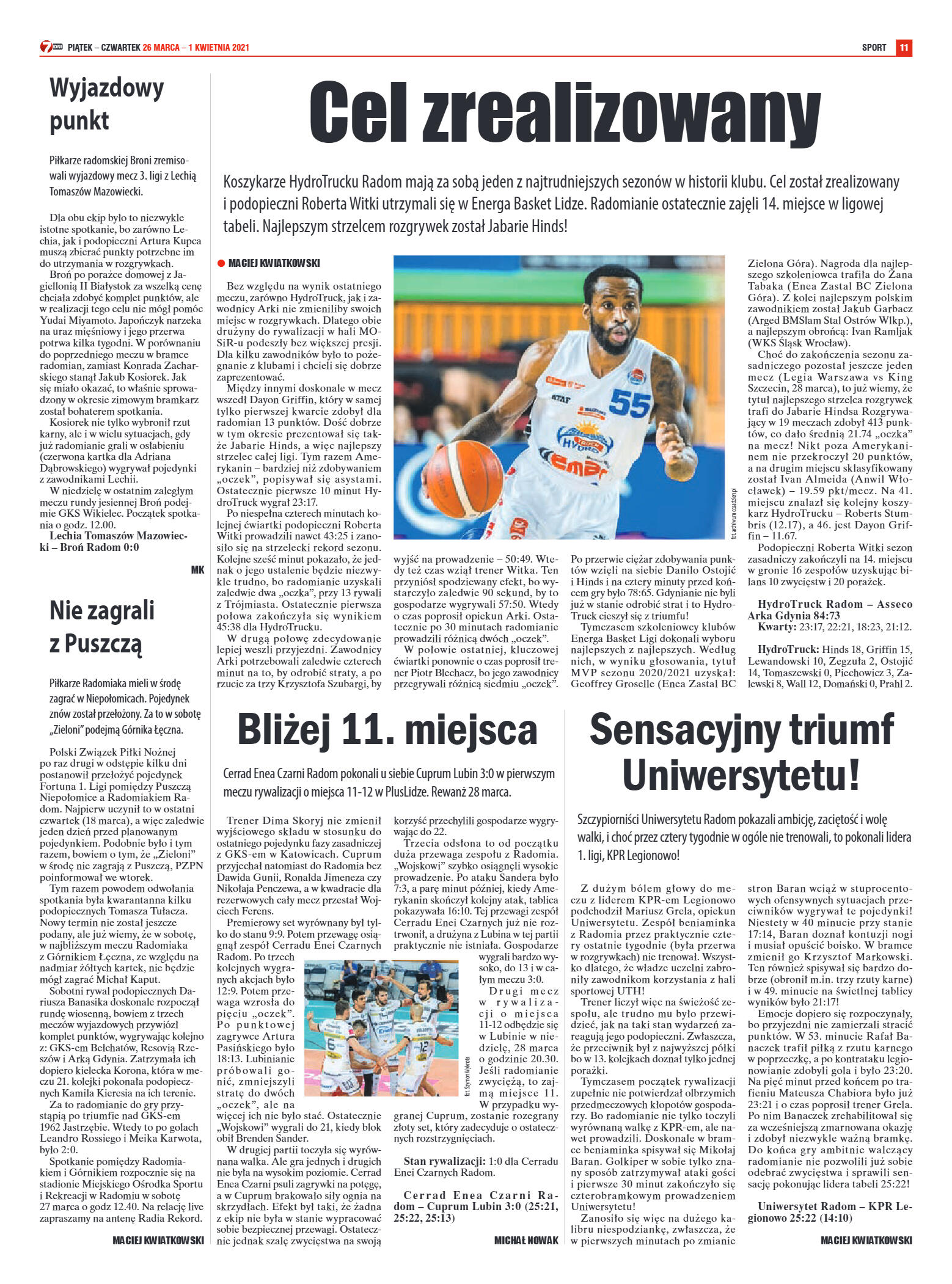 Tygodnik "7 Dni" nr 759 z 26.03.2021 r. - strona 11