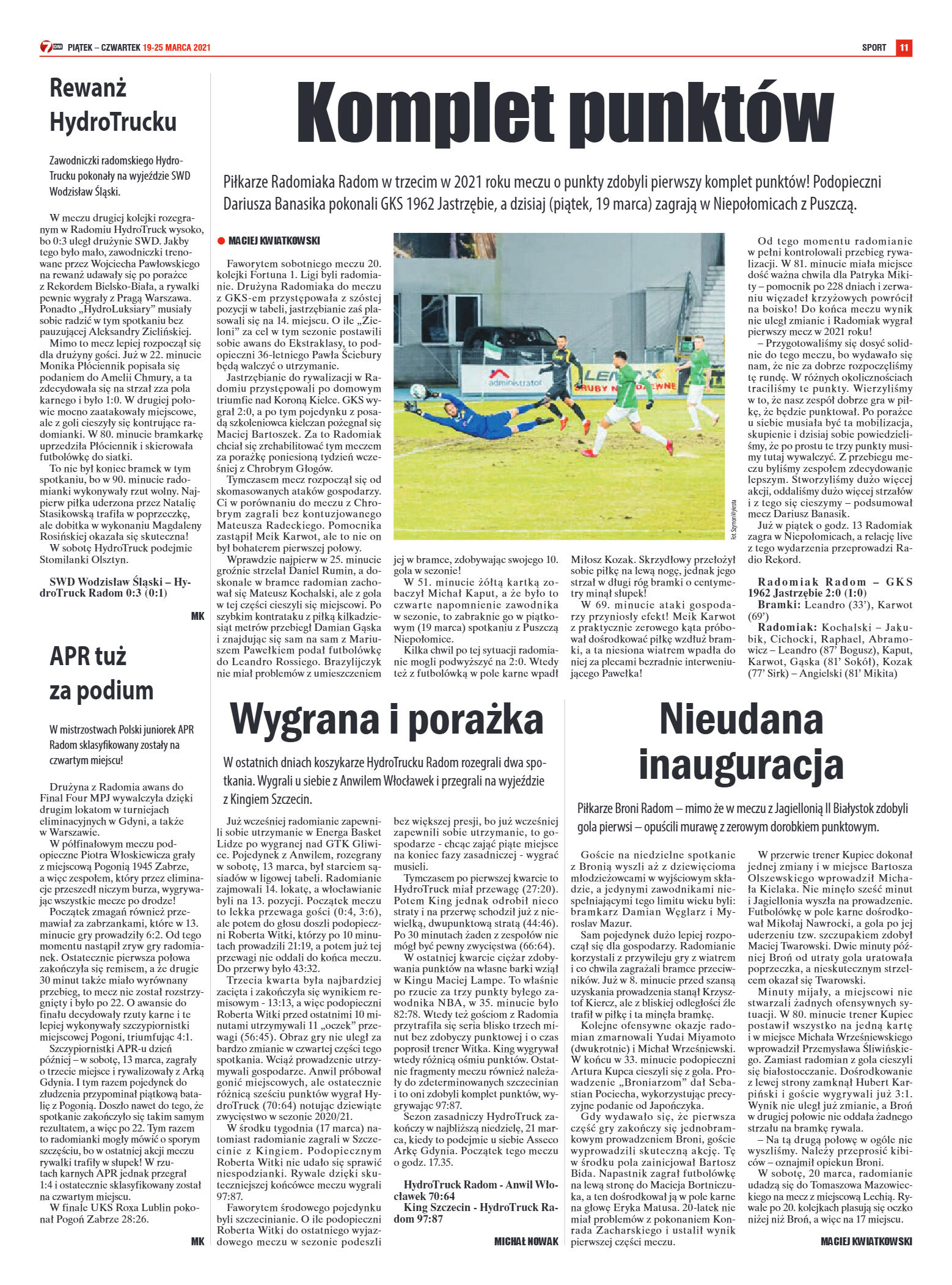 Tygodnik "7 Dni" nr 758 z 19.03.2021 r. - strona 11