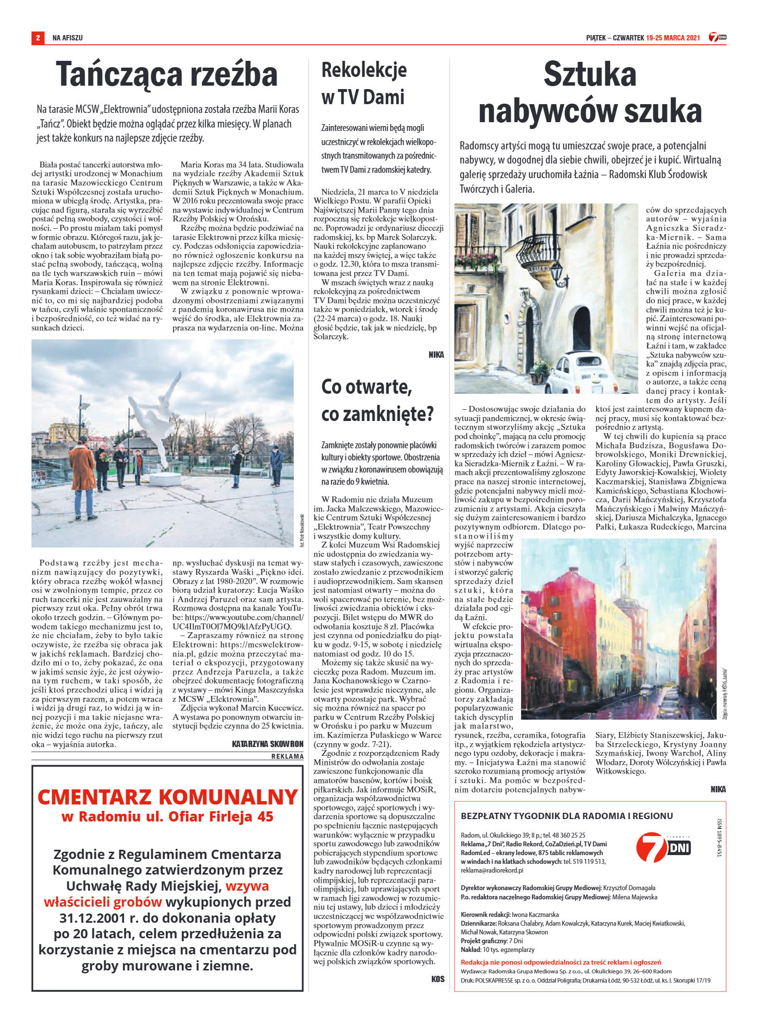 Tygodnik "7 Dni" nr 758 z 19.03.2021 r. - strona 2