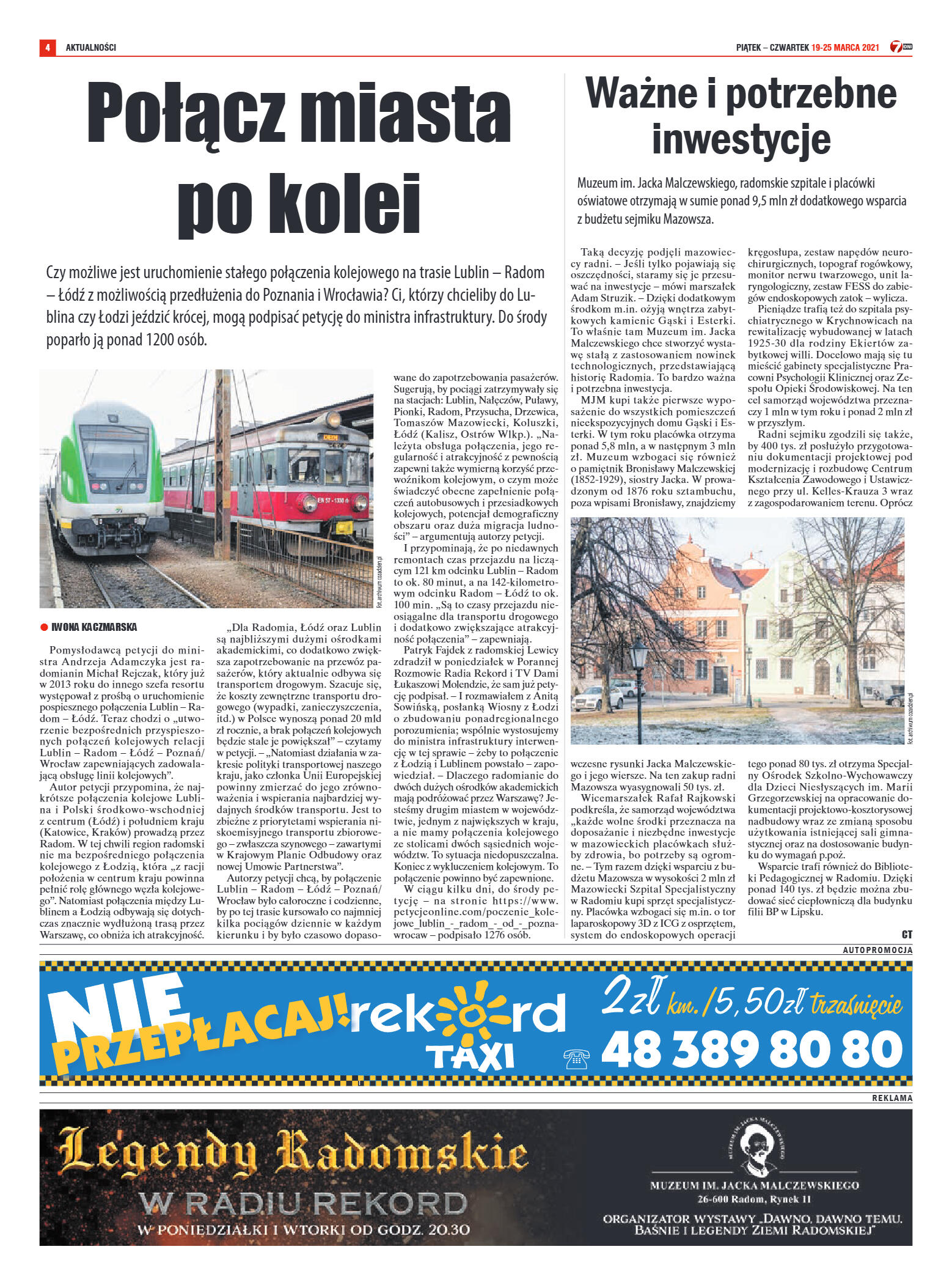 Tygodnik "7 Dni" nr 758 z 19.03.2021 r. - strona 4