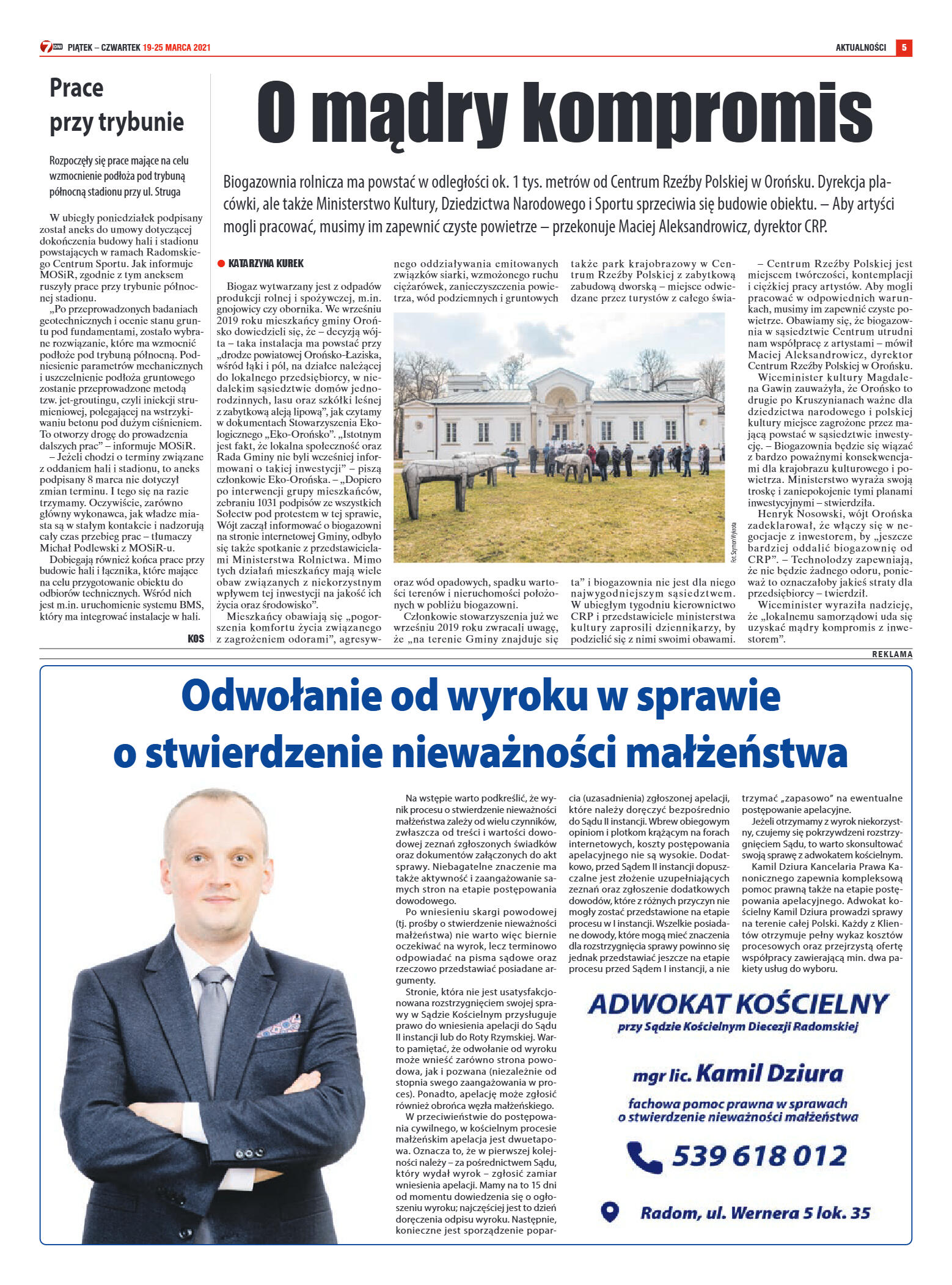 Tygodnik "7 Dni" nr 758 z 19.03.2021 r. - strona 5